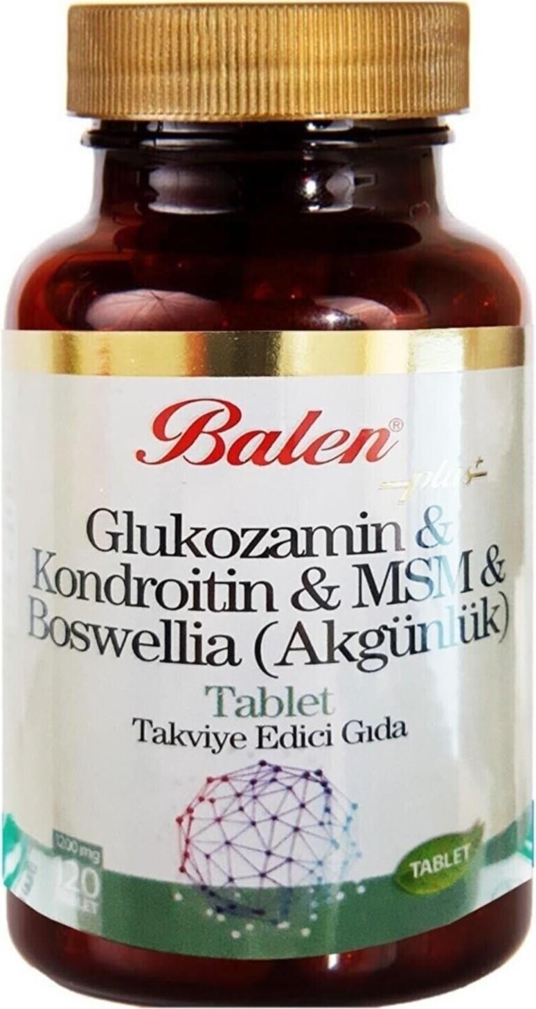 Balen Glükozamin Kondroitin Msm Boswelia 1200mg* 120 Tablet