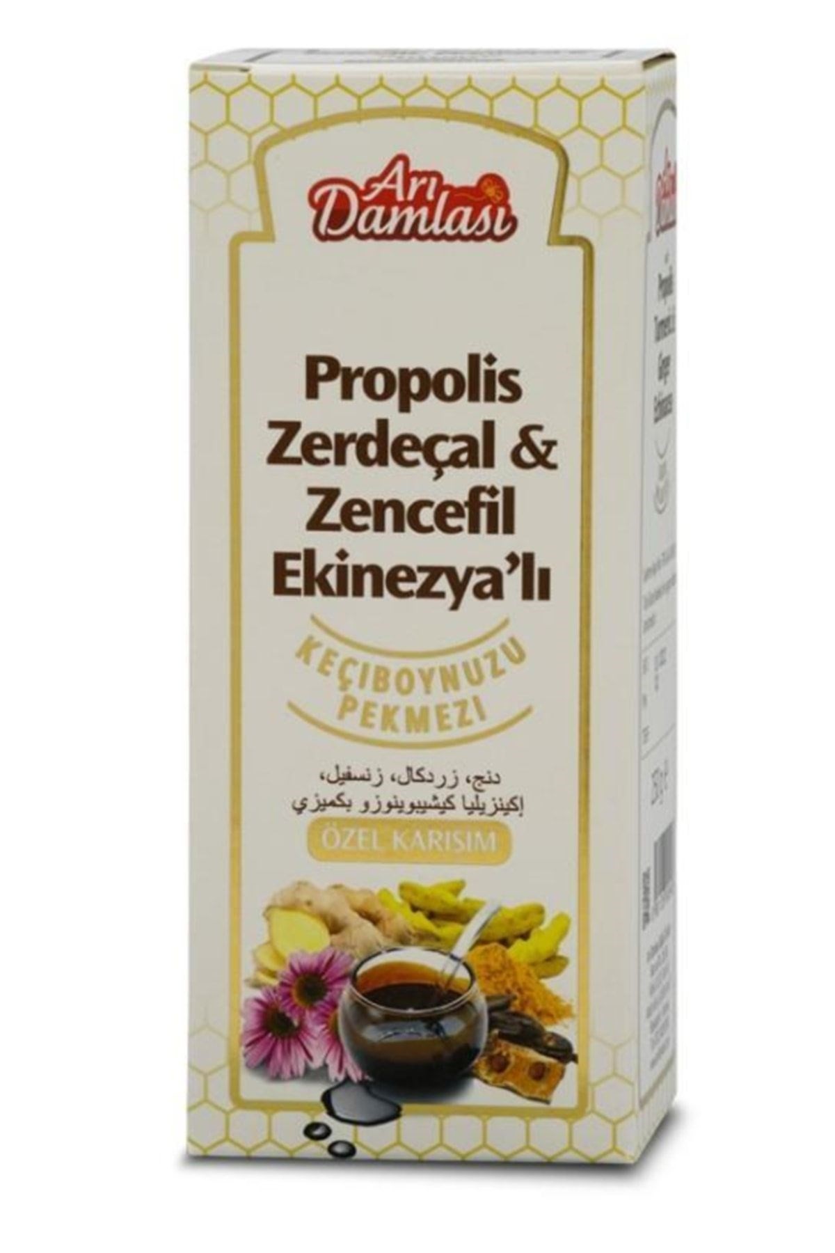 Propolis Zerdeçal Zencefil Ekinezyalı Yetişkin Pekmez 250 Gr