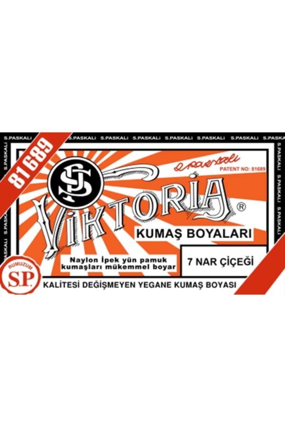 Viktoria Kumaş Boyası Nar Çiçeği No:7