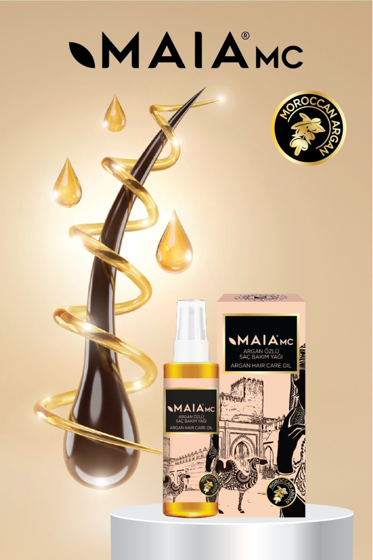 Maia Mc Argan Özlü Saç Bakım Yağı 120 ml