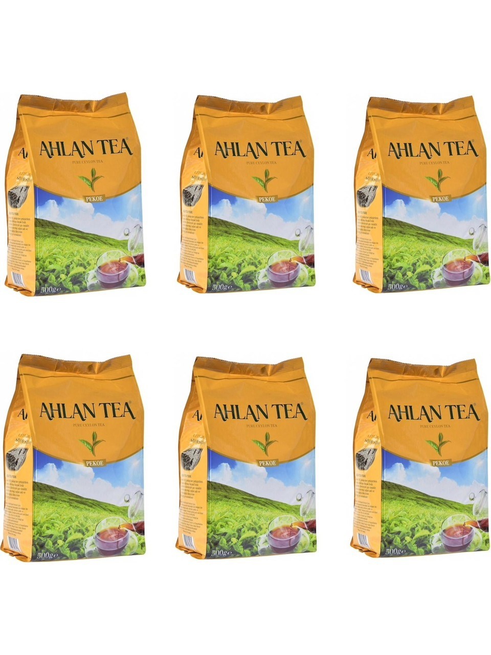 Ahlan Ceylon Tea Seylan Çayı 500 gr x 6 lı Koli