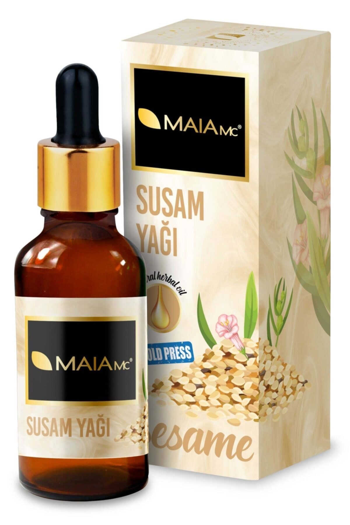 Saf Susam Yağı 50 Ml (soğuk Sıkım)