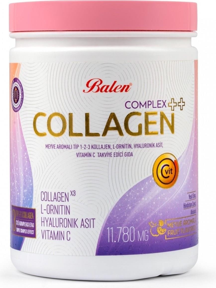 Balen Collagen Complex ++ Meyve Aromalı Tip 1,2,3 Kolajen , L-Ornitin