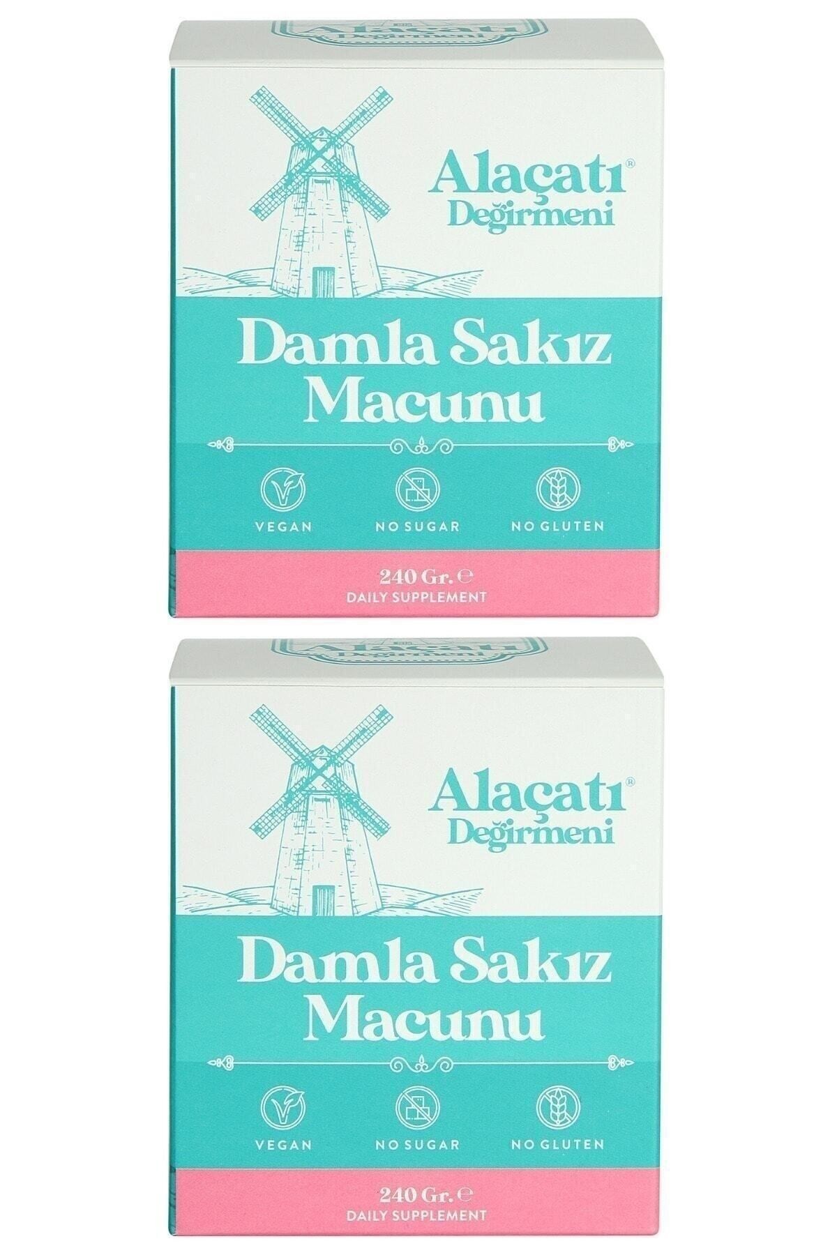 Alaçatı Değirmeni Damla Sakızlı Macun 2 x 240 gr 2'li Set