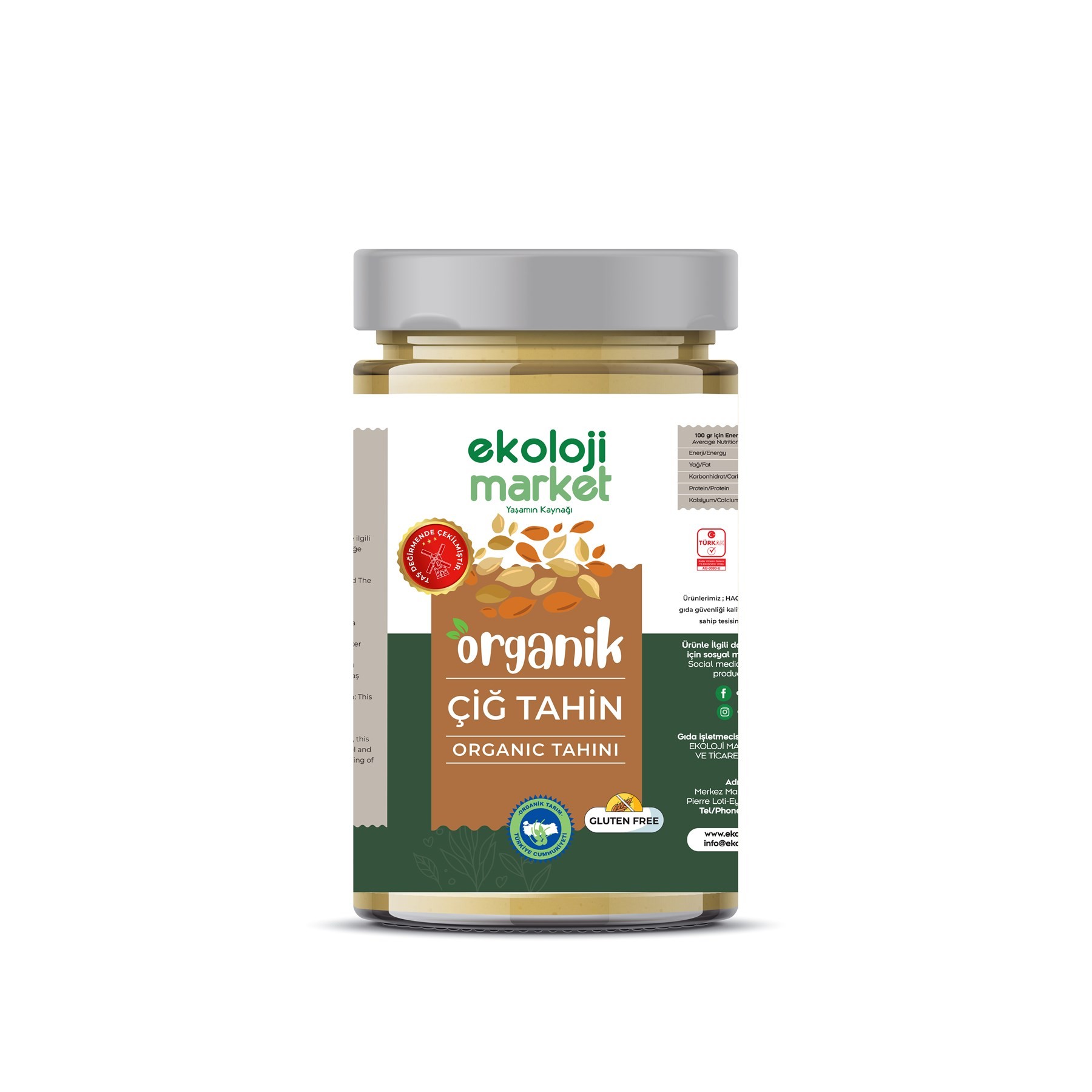 Organik Çiğ Tahin 300 gr
