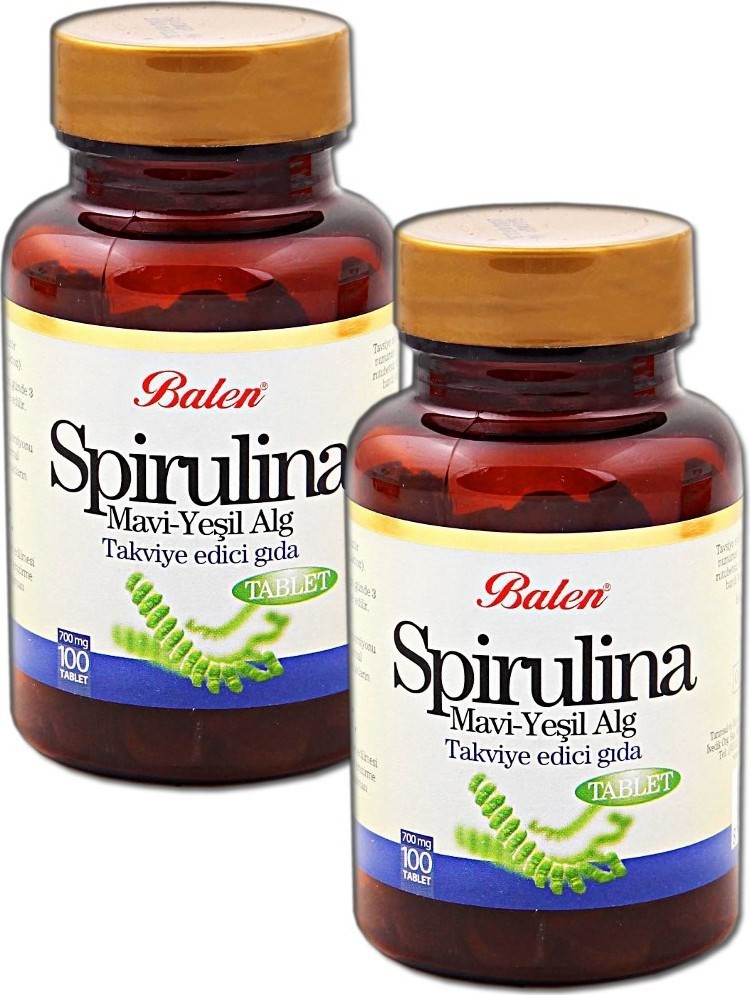 Balen Spirulina Tablet 740 mg 2 Kutu