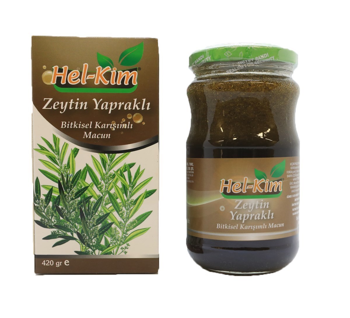 Zeytin Yapraklı Macun Helkim 420 Gram