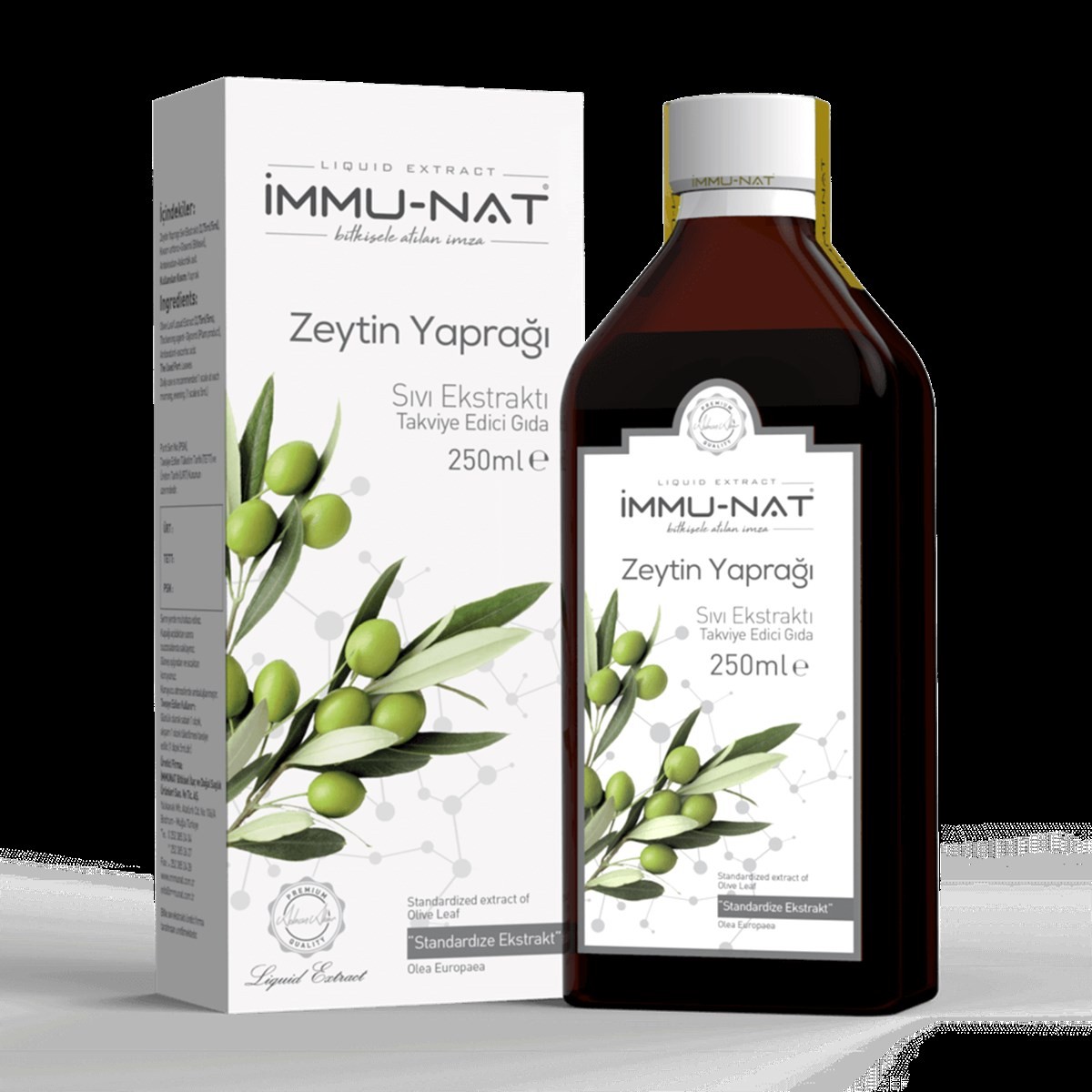 İMMU-NAT Zeytin Yaprağı Ekstraktı 250 ML