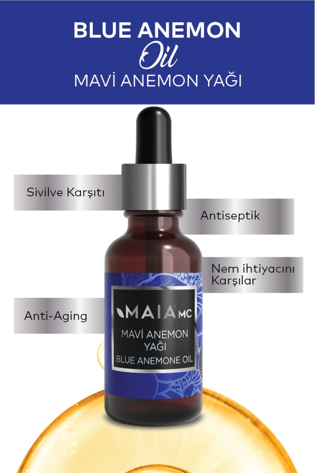 Maia Mc Mavi Anemon Yağı 20 Ml