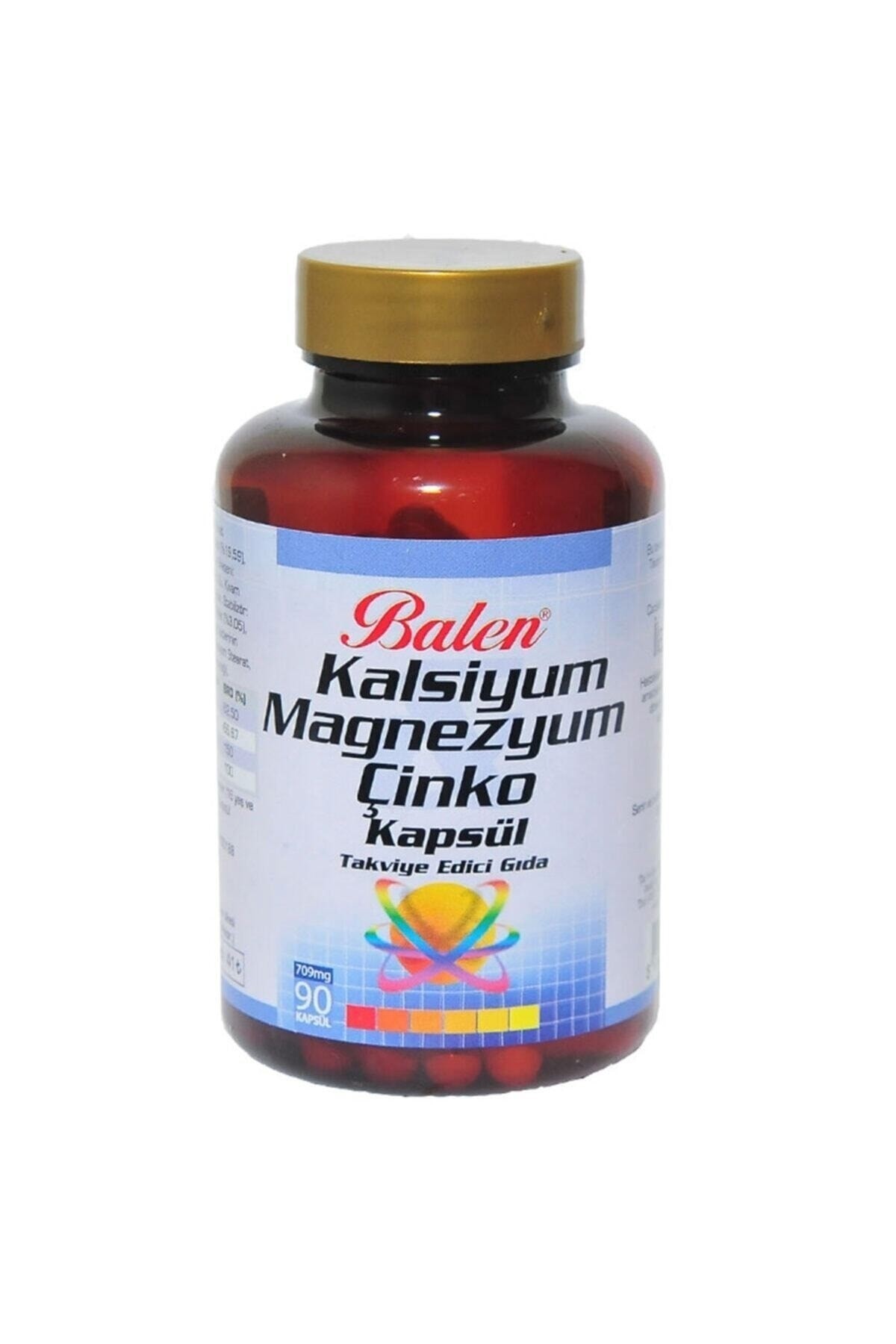 BALEN KALSİYUM MAGNEZYUM ÇİNKO 709 MG 90 KAPSÜL