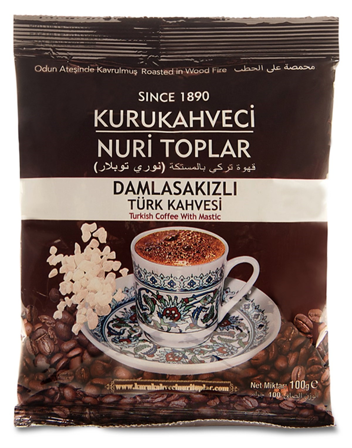 Türk Kahvesi Damla Sakızlı Nuri Toplar 100 Gr