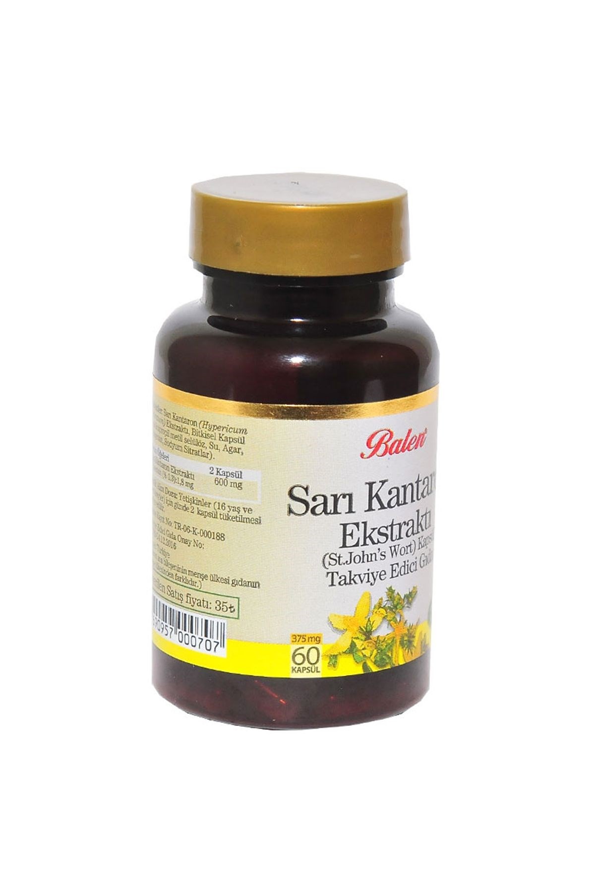 Sarı Kantaron Ekstraktı 60 Kapsül