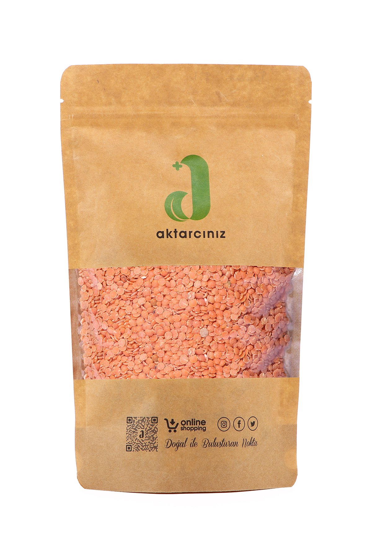 Kırmızı Mercimek Yaprak Naturel 1000 gr