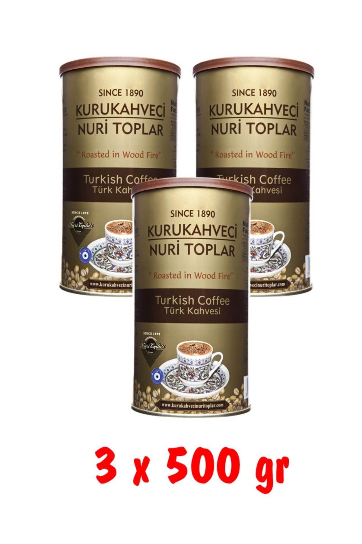 Nuri Toplar Türk Kahvesi 250 gr 6 Kutu