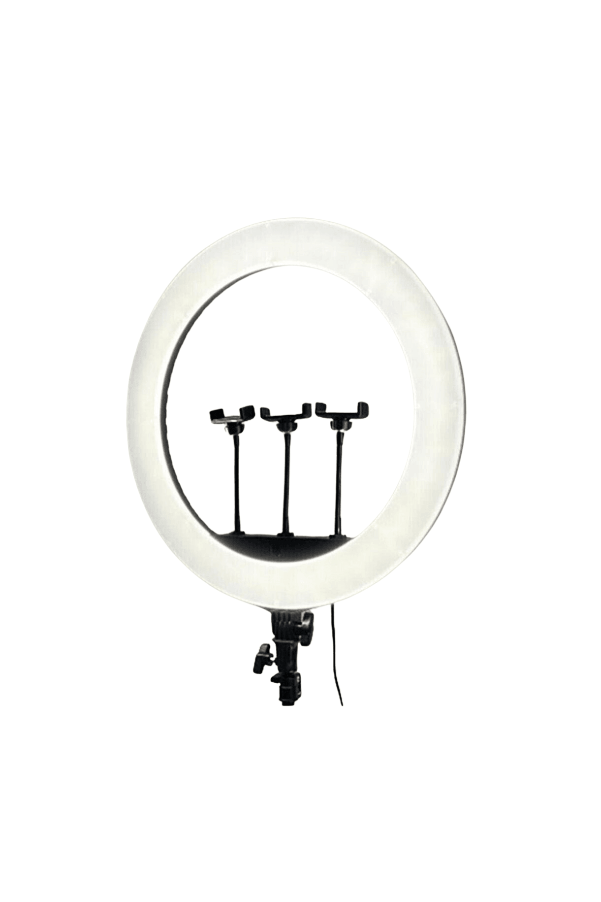 Profesyonel 18 İnç Tripodlu Ring Light – 3 Telefon Tutuculu, Bluetooth Uzaktan Kumandalı, 3 Renk Işık Ayarlı, 45 cm Halka LED Işık (480 LED – Döküm Ayaklı)
