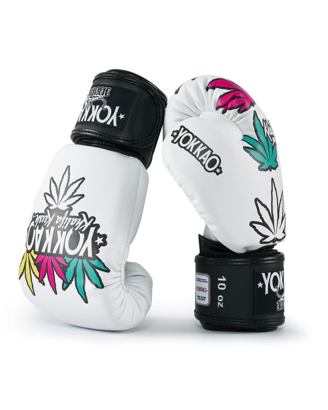 Yokkao Khalifa Kush White Boks, Kick Boks, Muay Thai Eldiveni