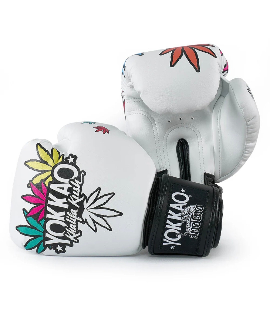 Yokkao Khalifa Kush White Boks, Kick Boks, Muay Thai Eldiveni
