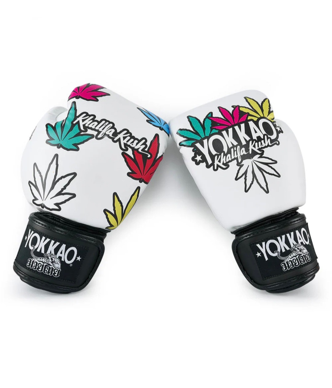 Yokkao Khalifa Kush White Boks, Kick Boks, Muay Thai Eldiveni