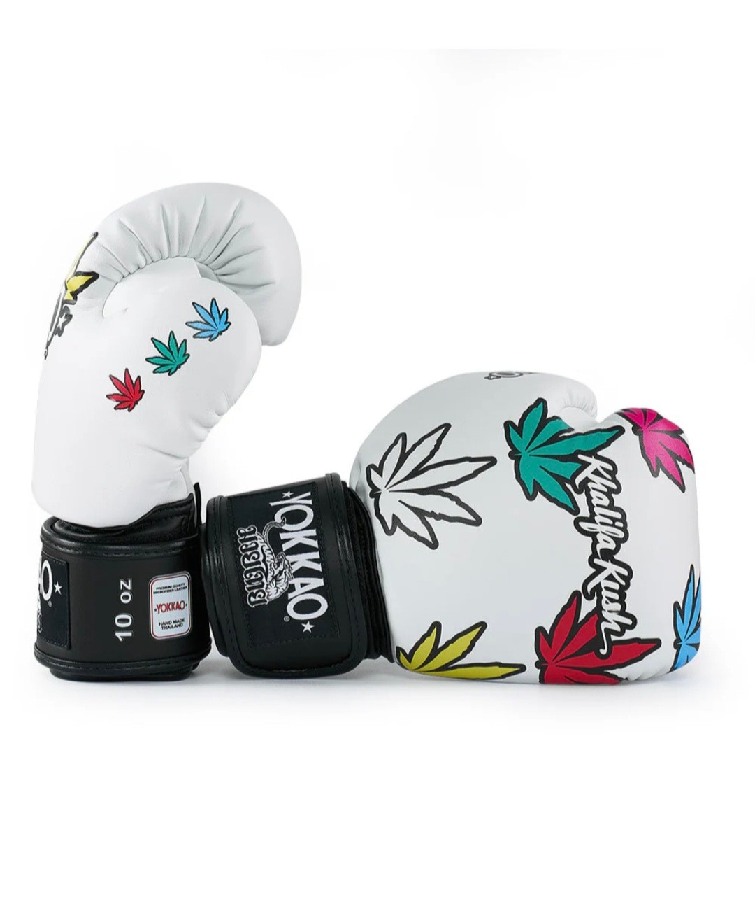 Yokkao Khalifa Kush White Boks, Kick Boks, Muay Thai Eldiveni