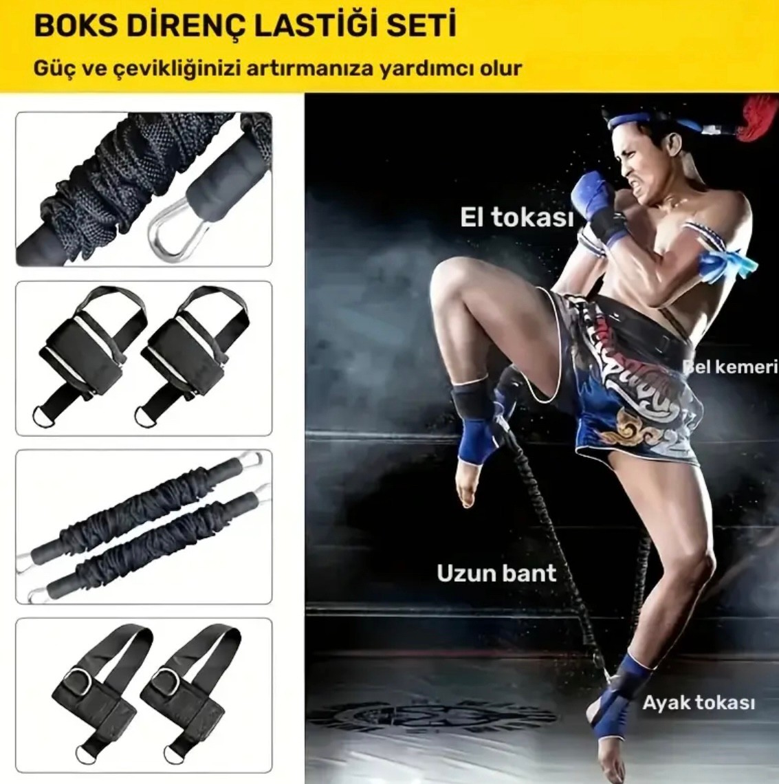 SFA Boks, Kick Boks, Muay Thai Antrenman Direnç Bandı