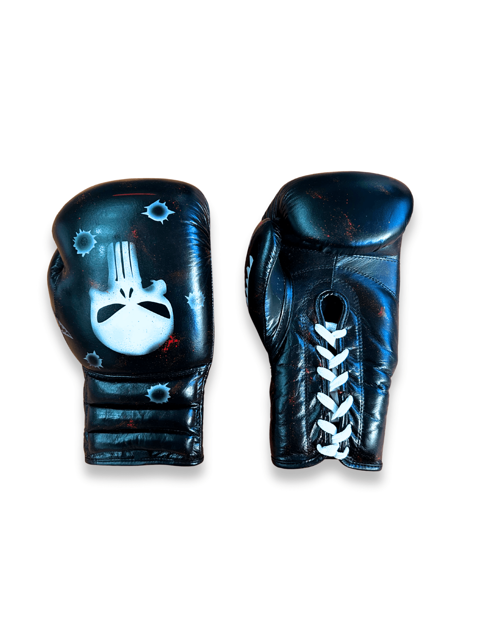 SFA Punisher Custom Bağcıklı Deri Boks Eldiveni