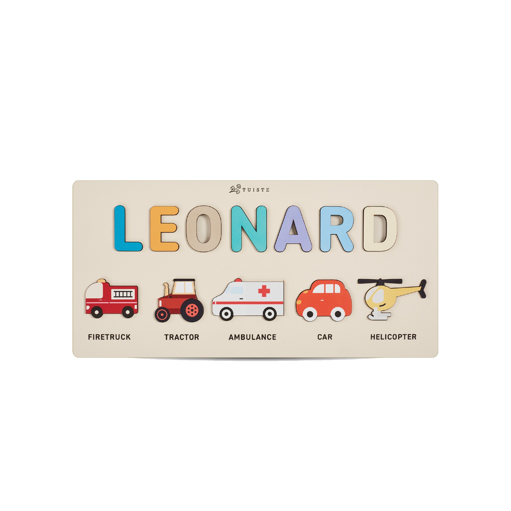 Personalised Baby Gift Toys, Activity Board, Sensory Board, Vehicles main variant image