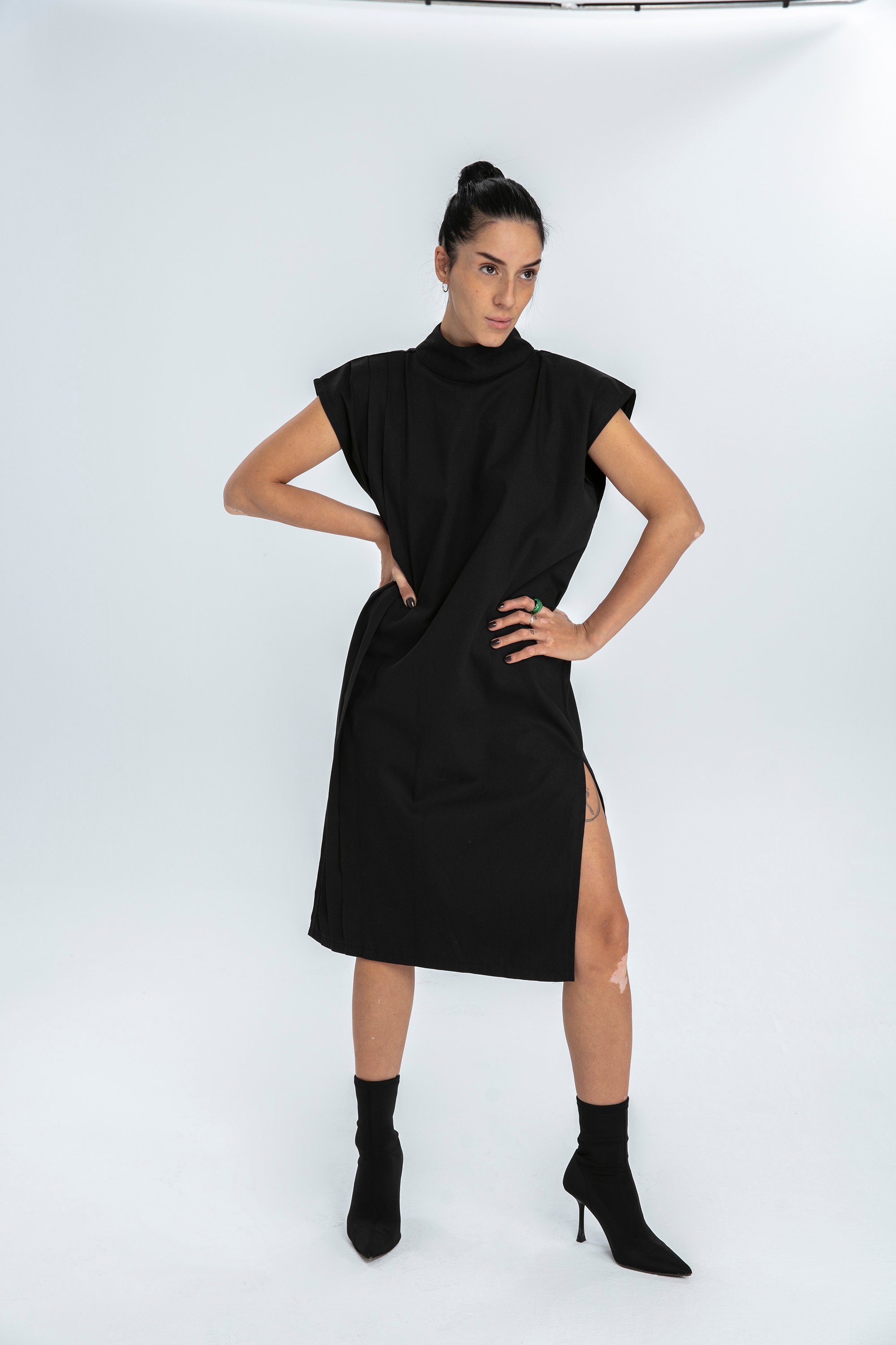 Oversize Elbise CHUNY - Siyah