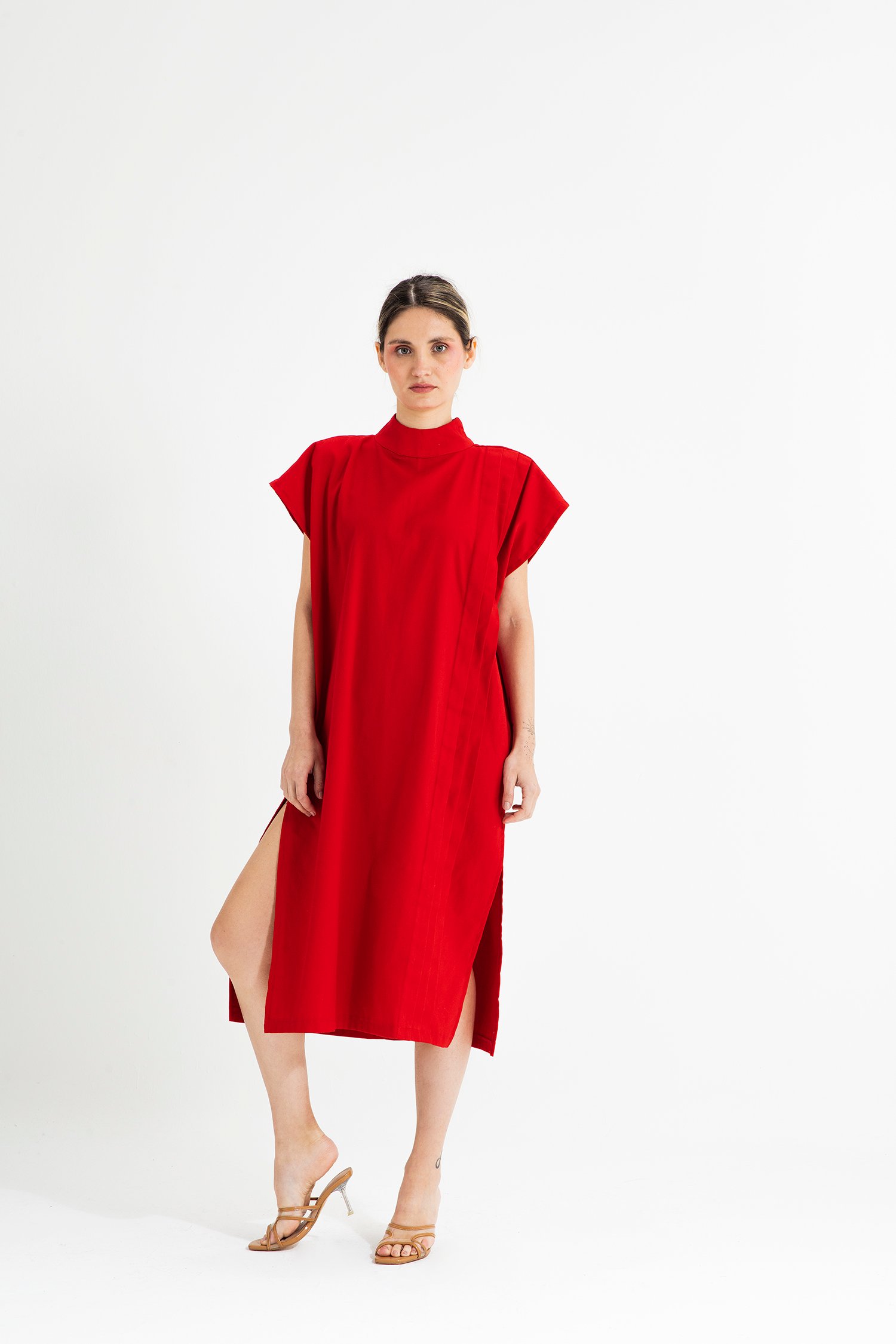 Oversize Elbise CHUNY - Kırmızı