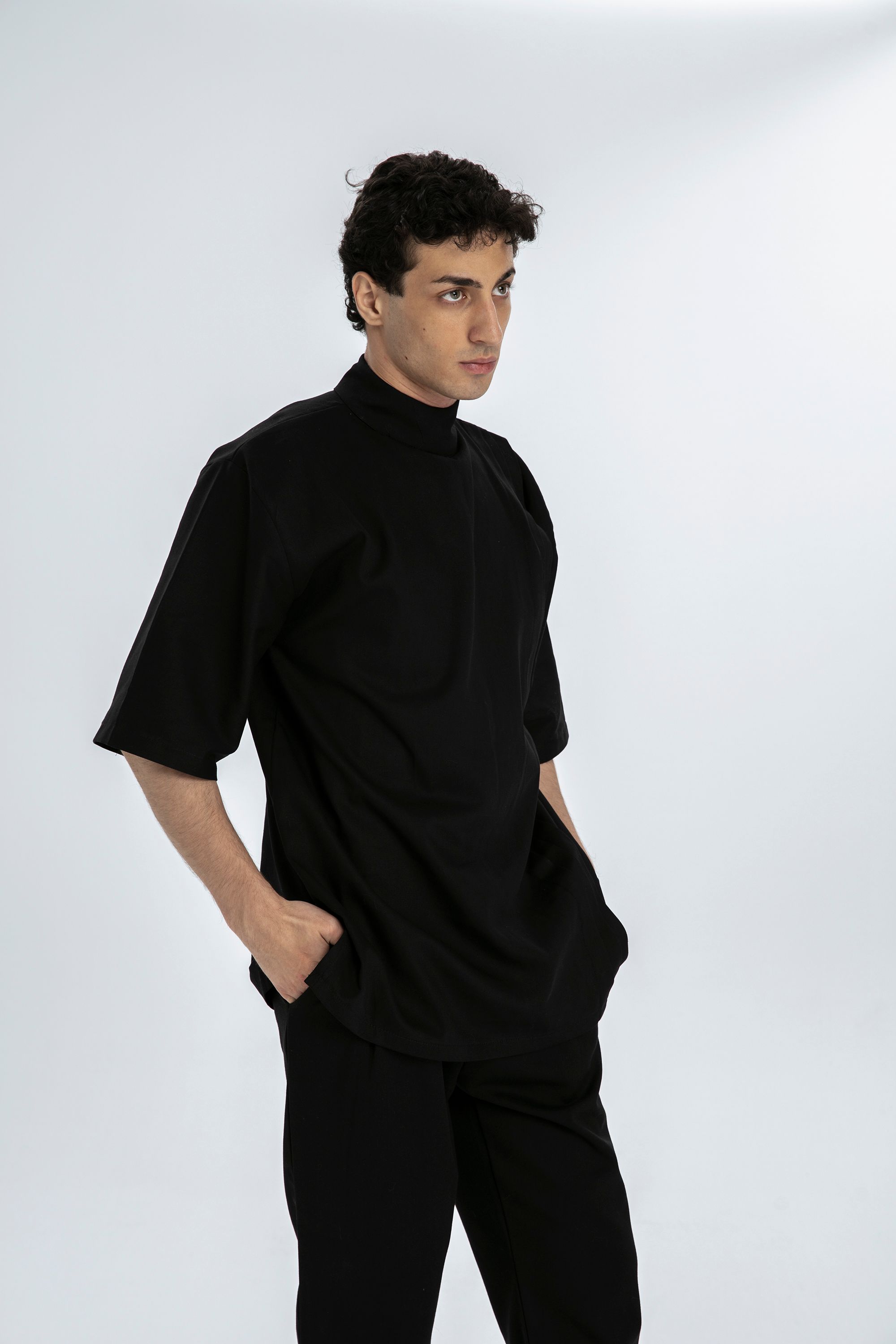 Oversize T-Shirt RUBY - Siyah