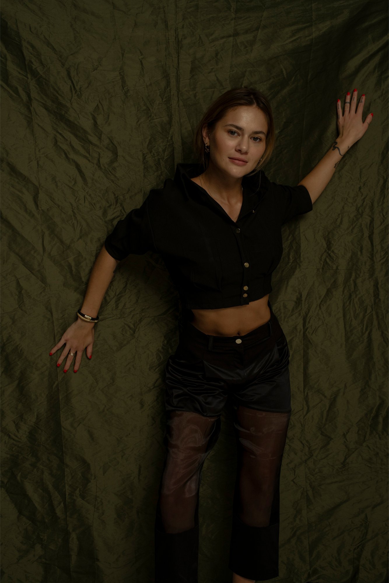 Organze Pantolon OKAPI - Siyah