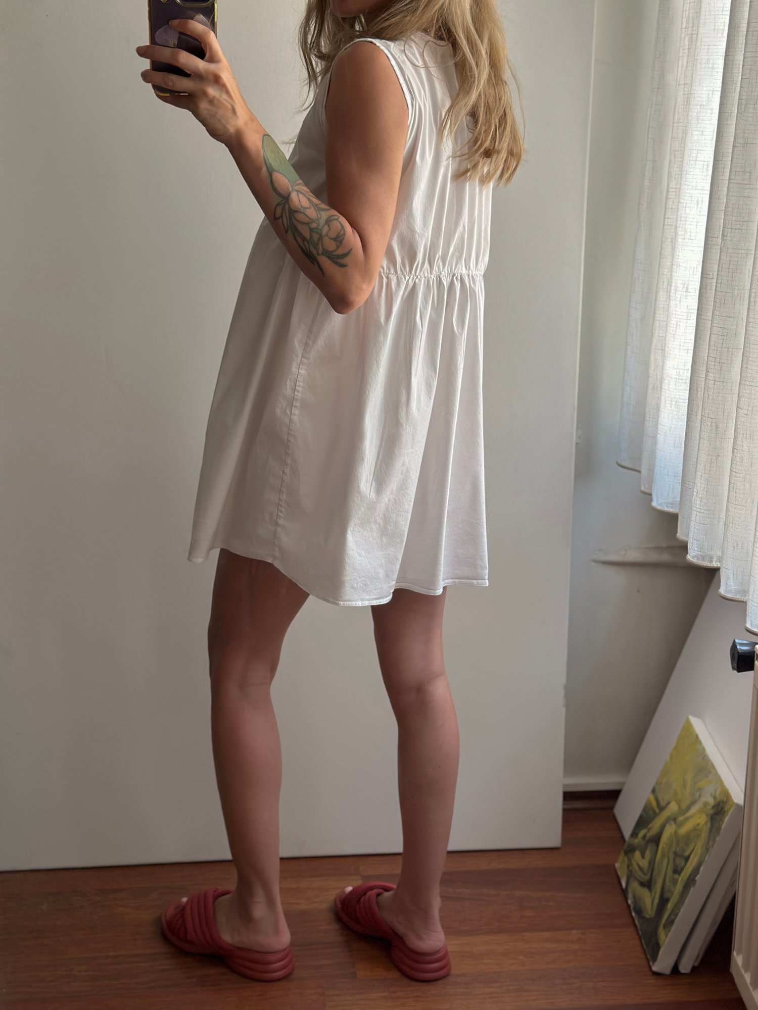 Mini Beyaz Elbise