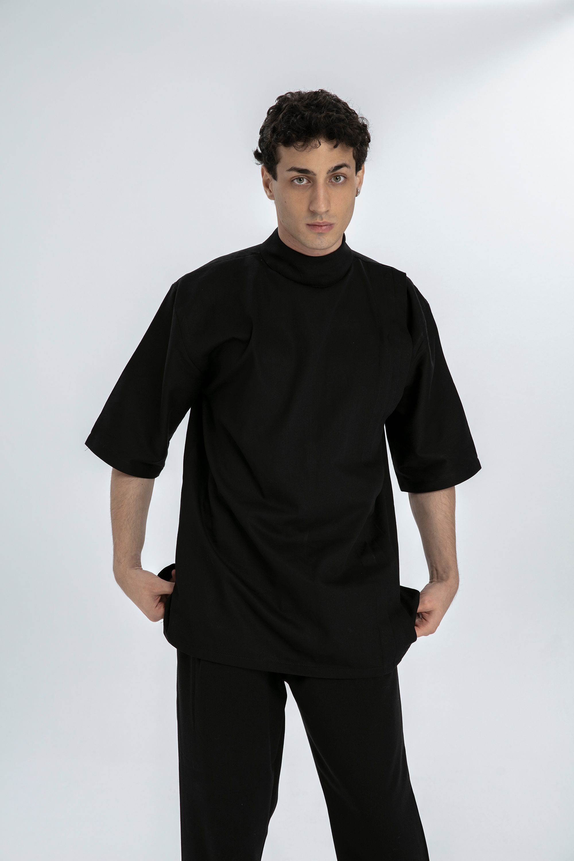 Oversize T-Shirt RUBY - Siyah