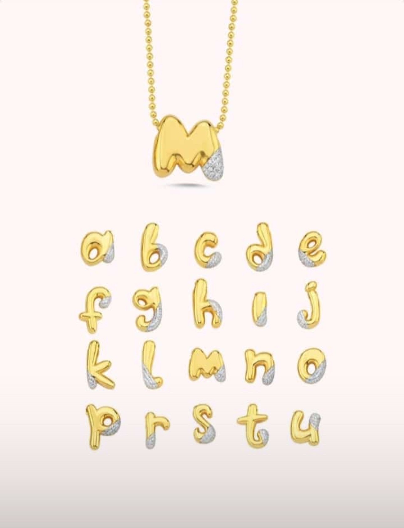 14K özel seri marka kolye