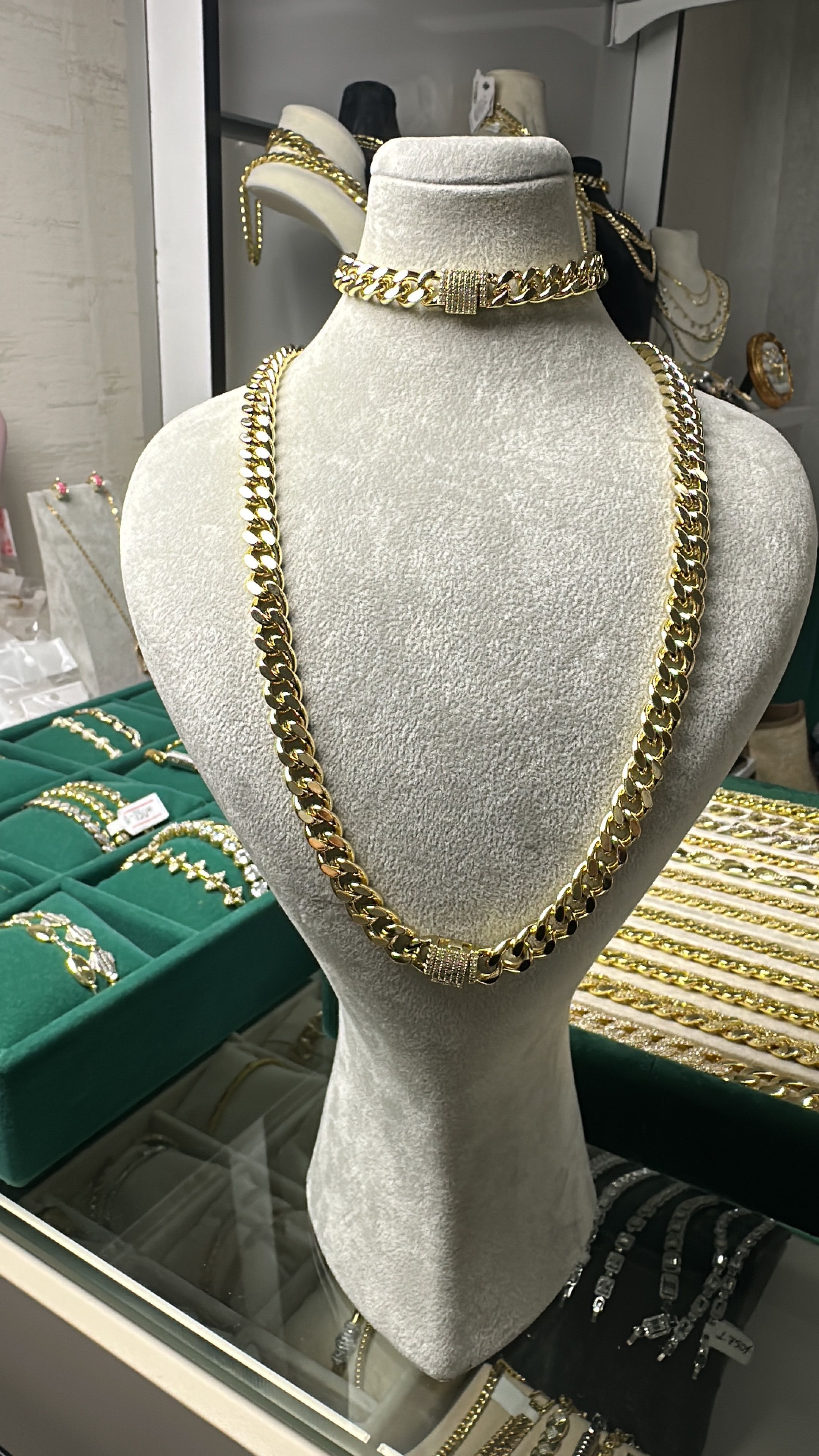 14K altın rengi xuping gurmet set