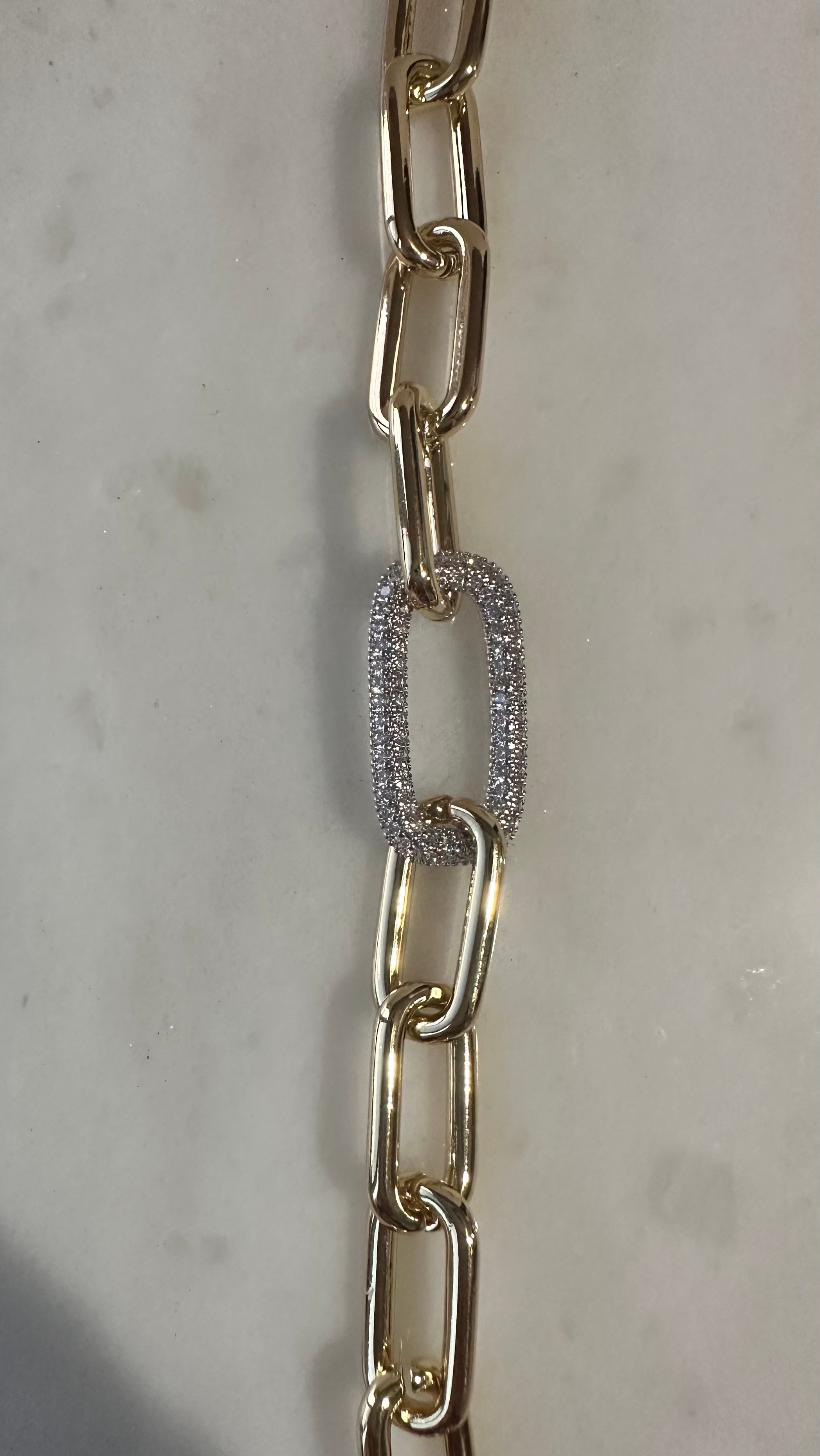 xuping oval zirkon taşlı bileklik