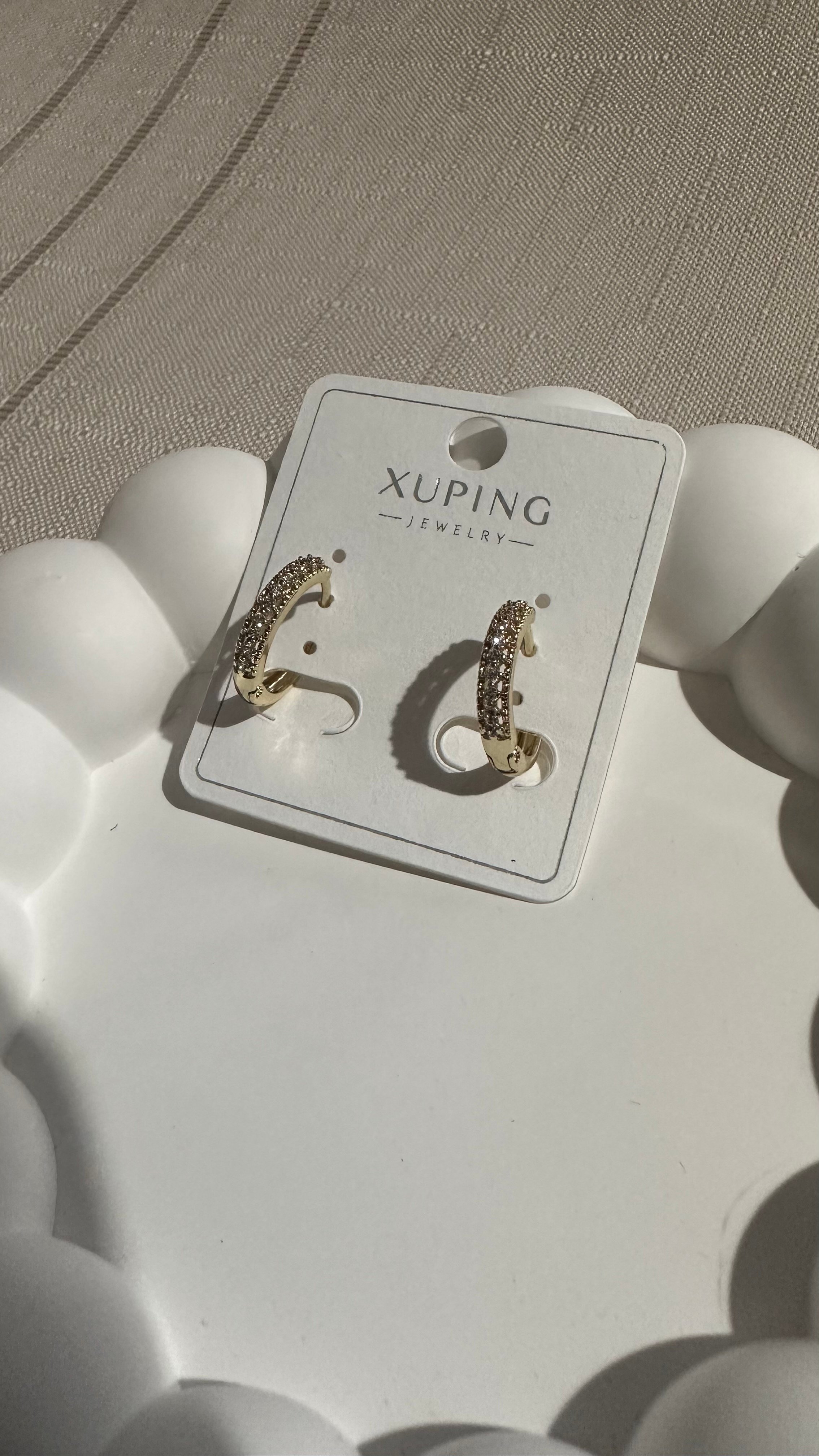 minimal xuping halka küpe