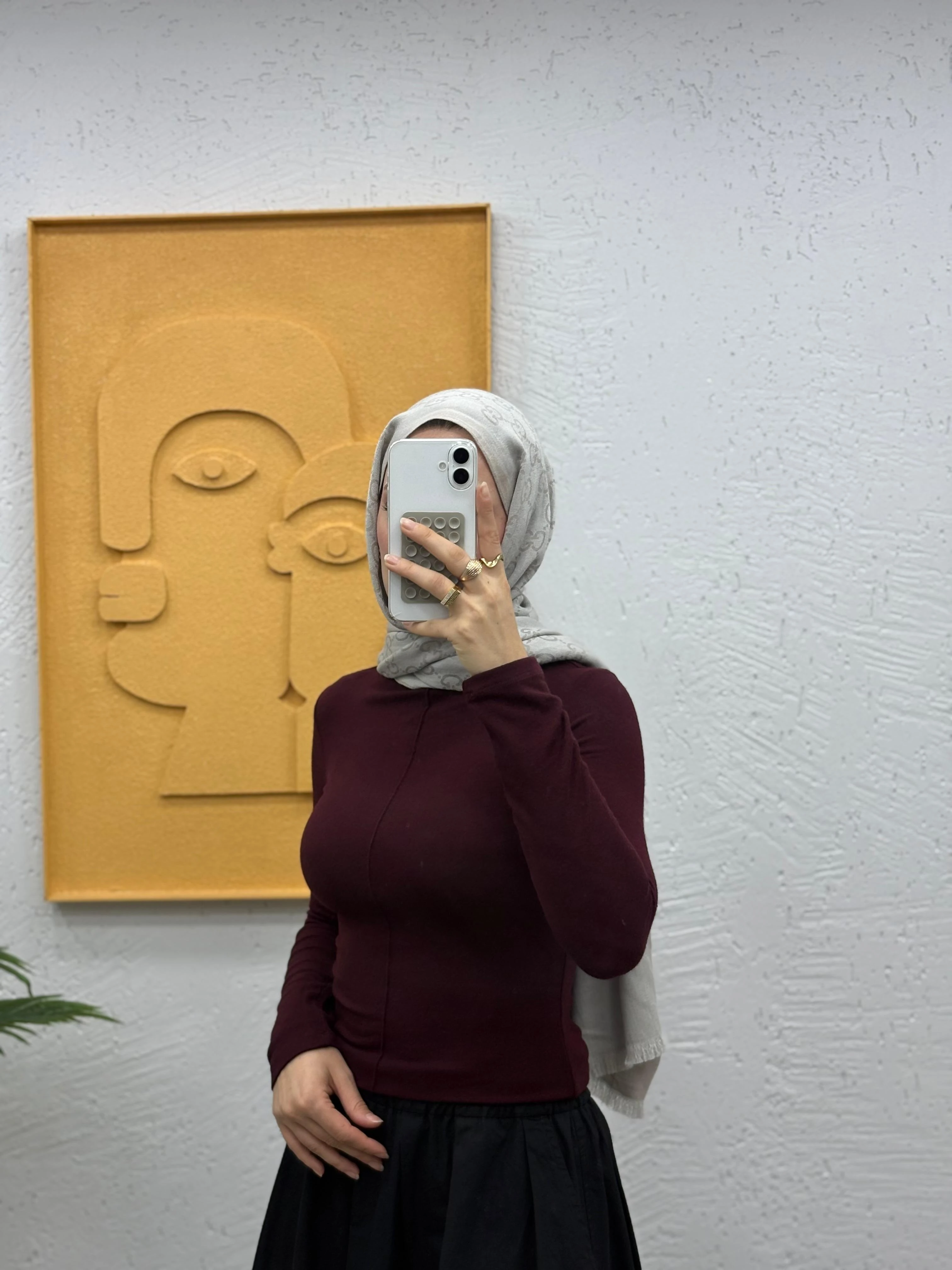 Dik Yaka Uzun Kollu Triko Kazak