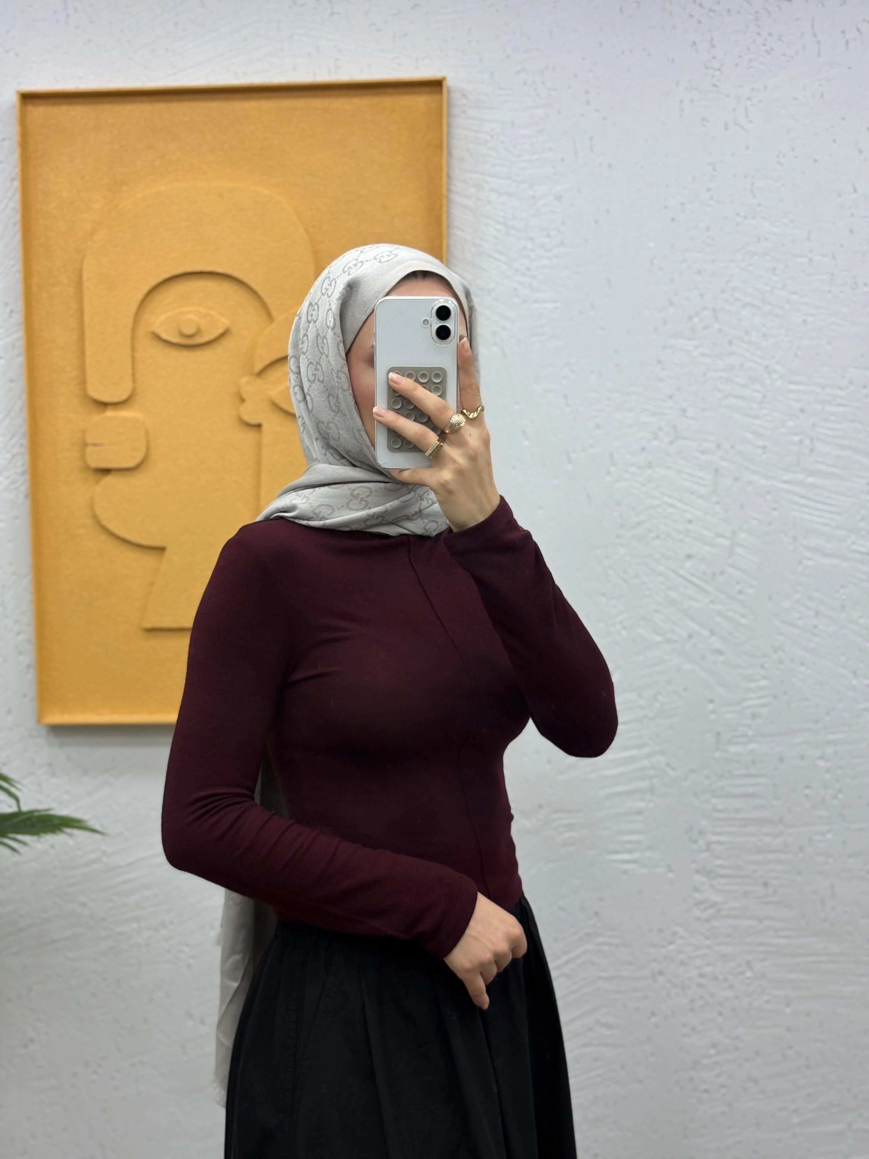 Dik Yaka Uzun Kollu Triko Kazak