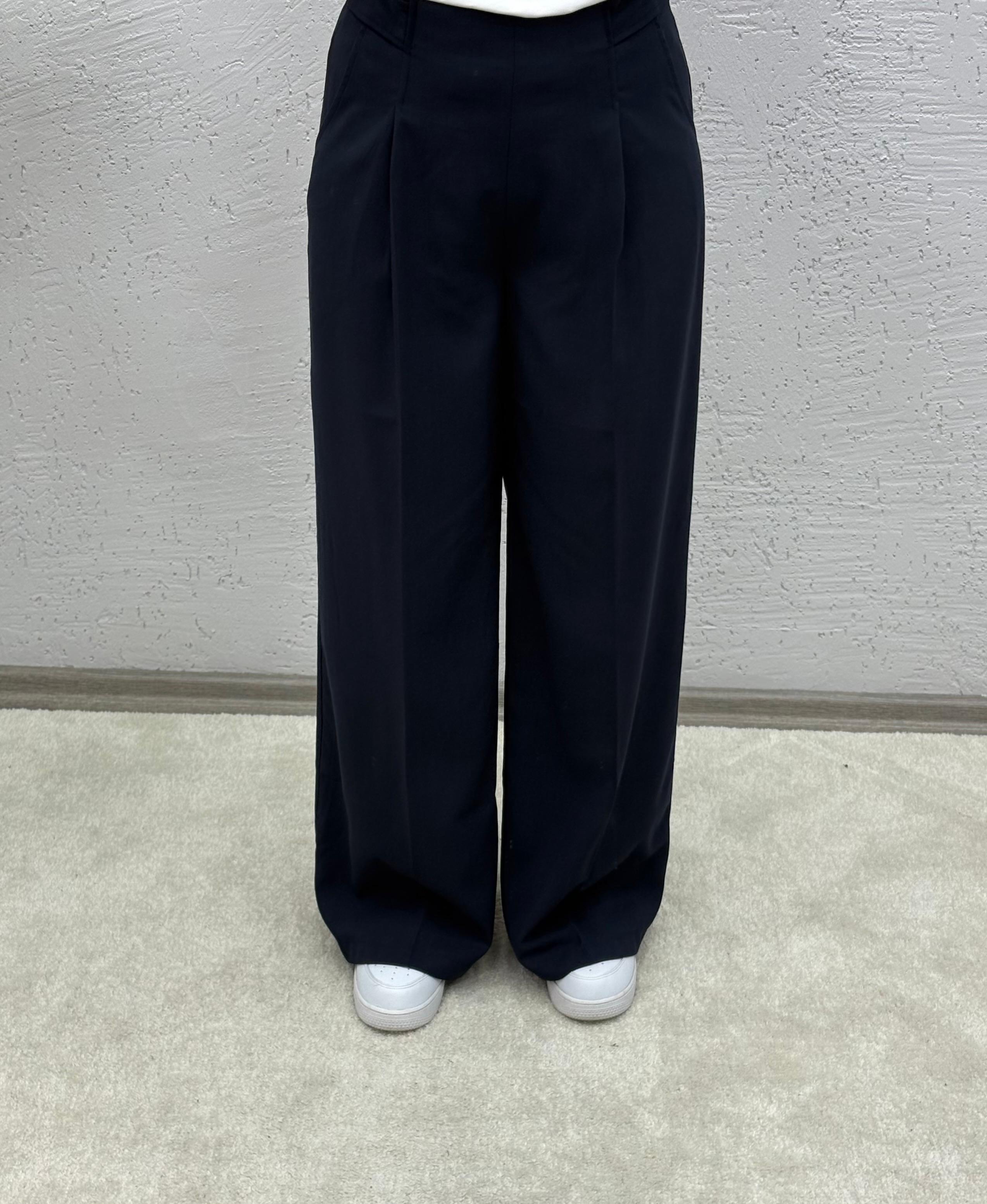 Apoletli Yüksek Bel Pantolon