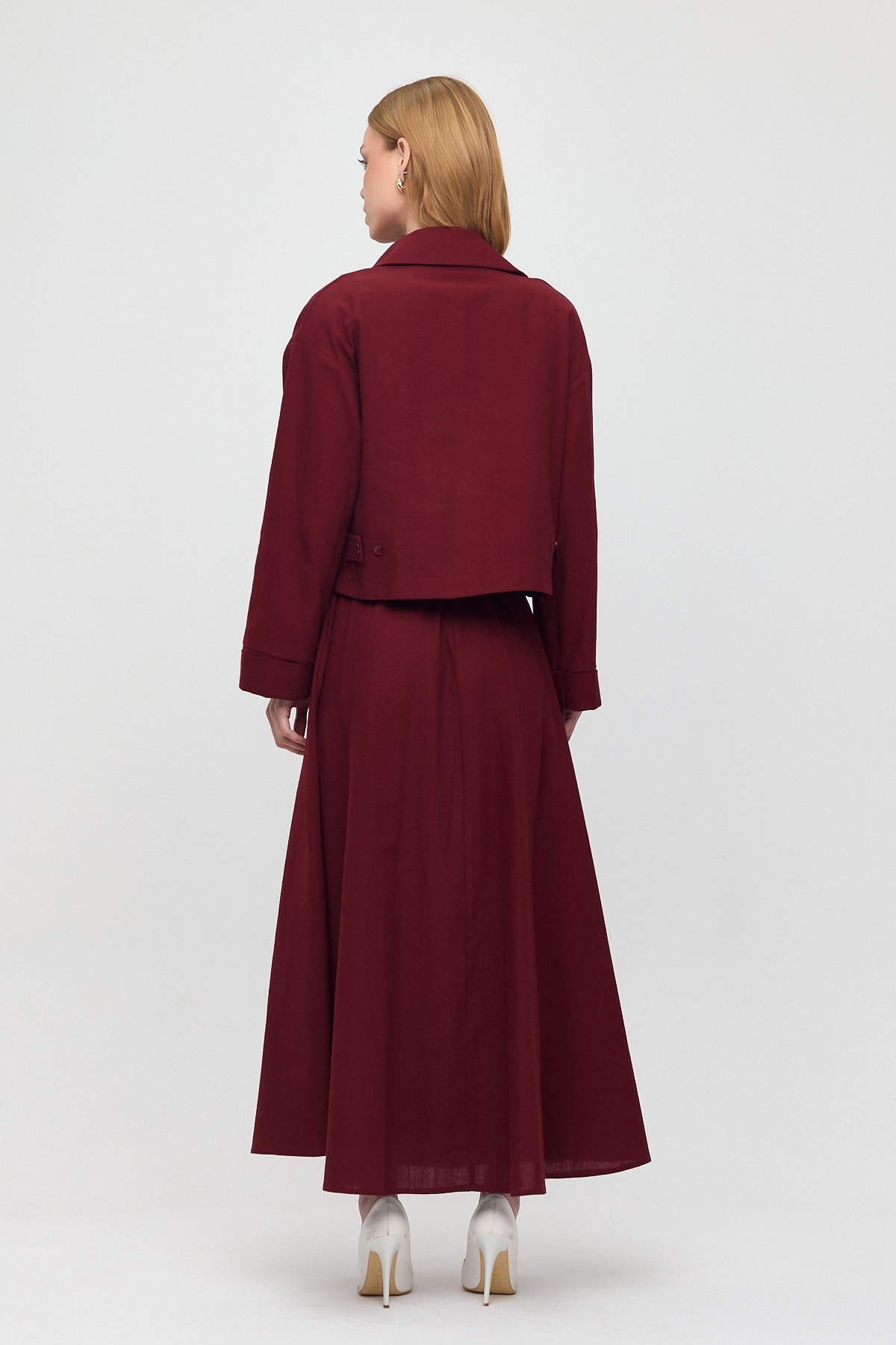 Monche Kruvaze Oversize Pamuklu Takım