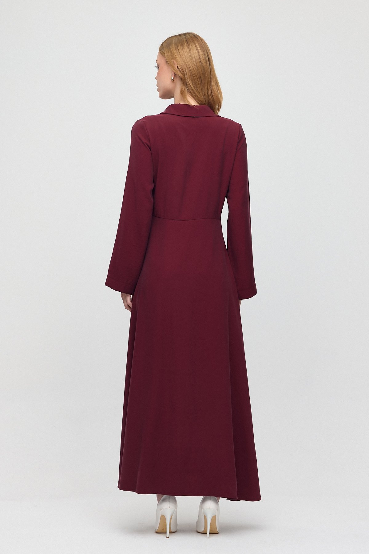 Monche Korsajlı Oversize Elbise