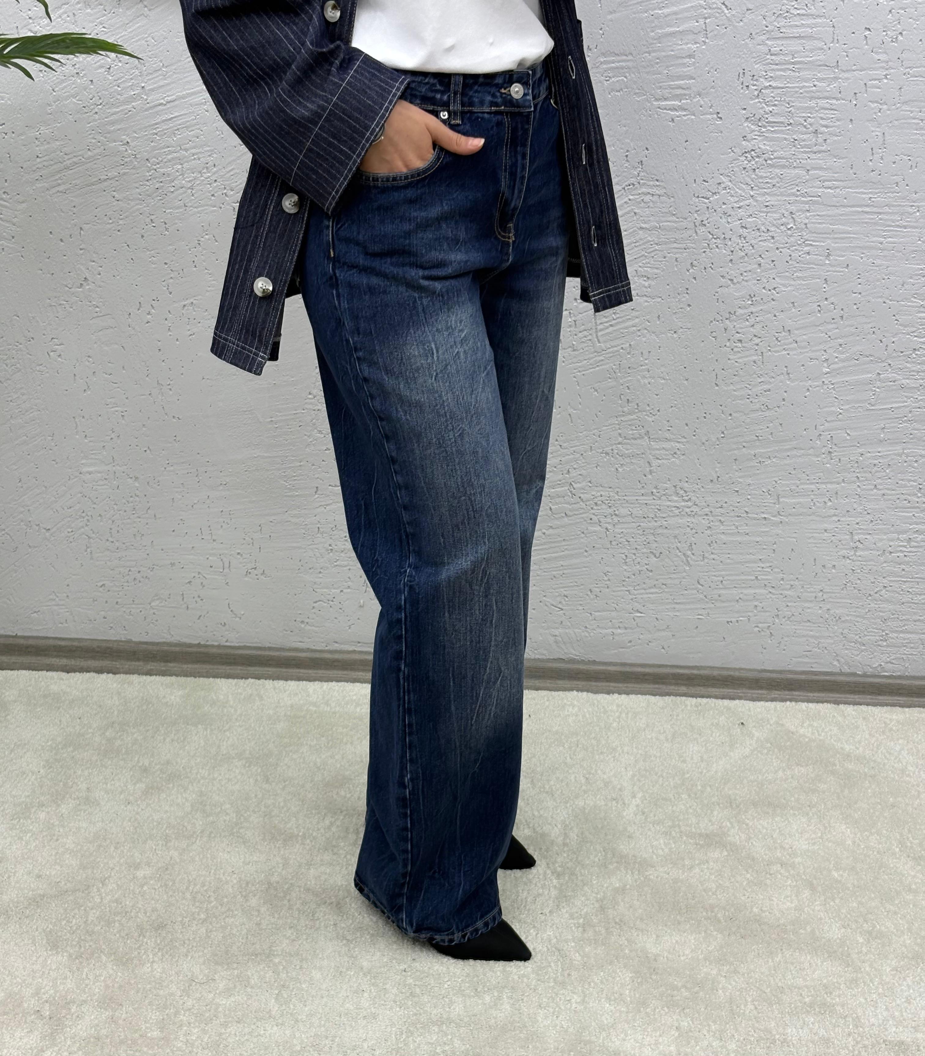 Yumuşak Dokulu Geniş Paçalı Pantolon