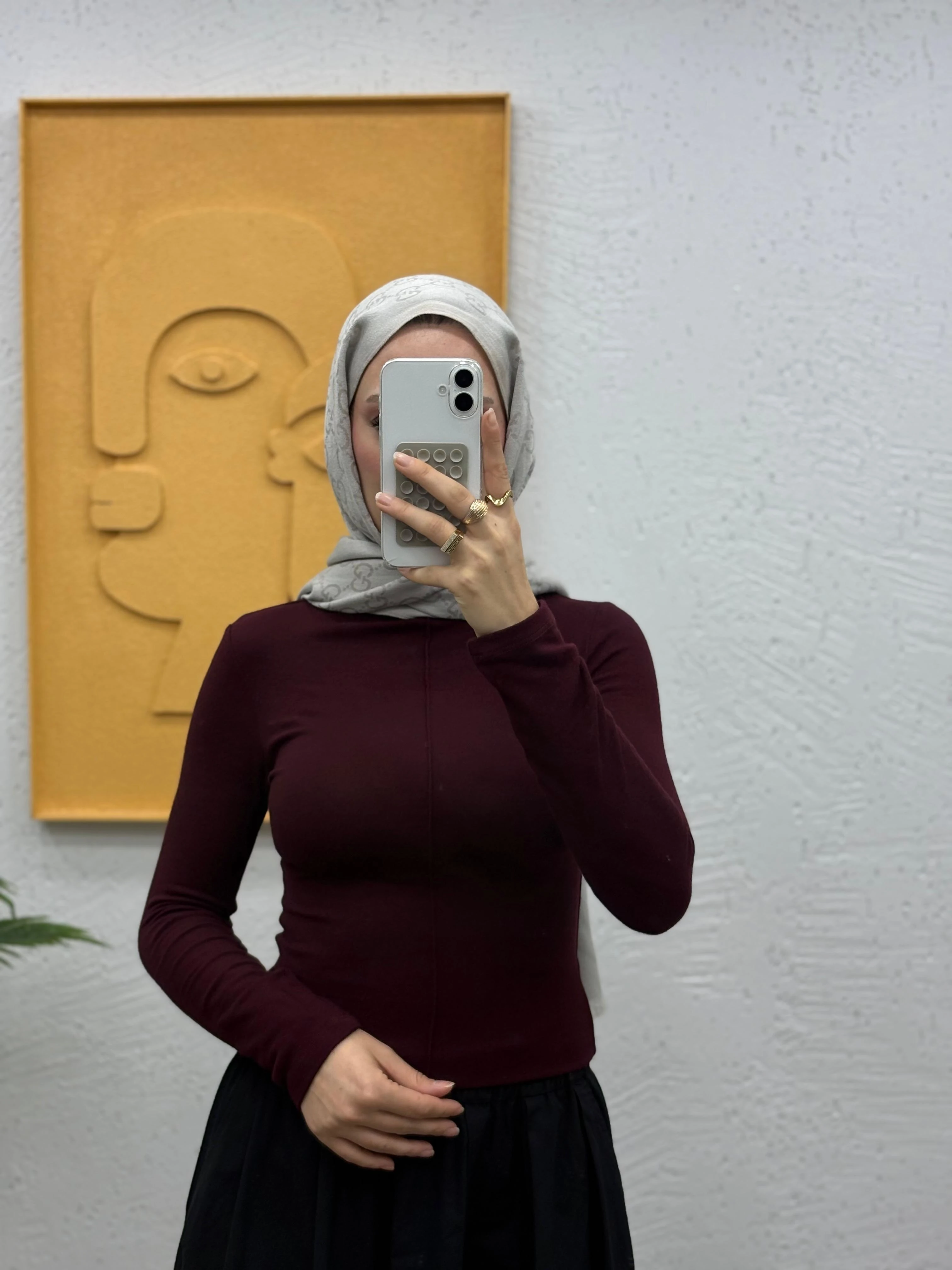 Dik Yaka Uzun Kollu Triko Kazak