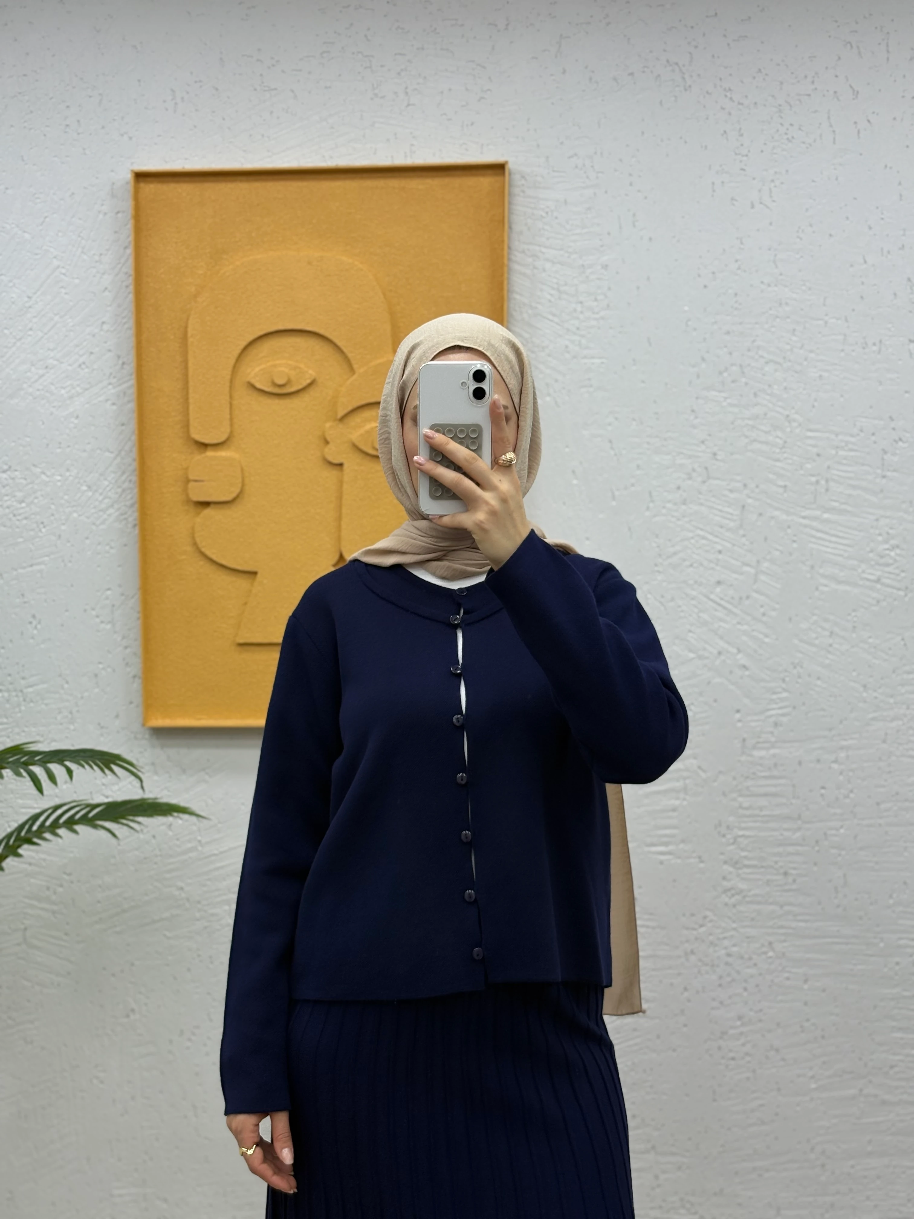 Hırka Etekli Triko Takım