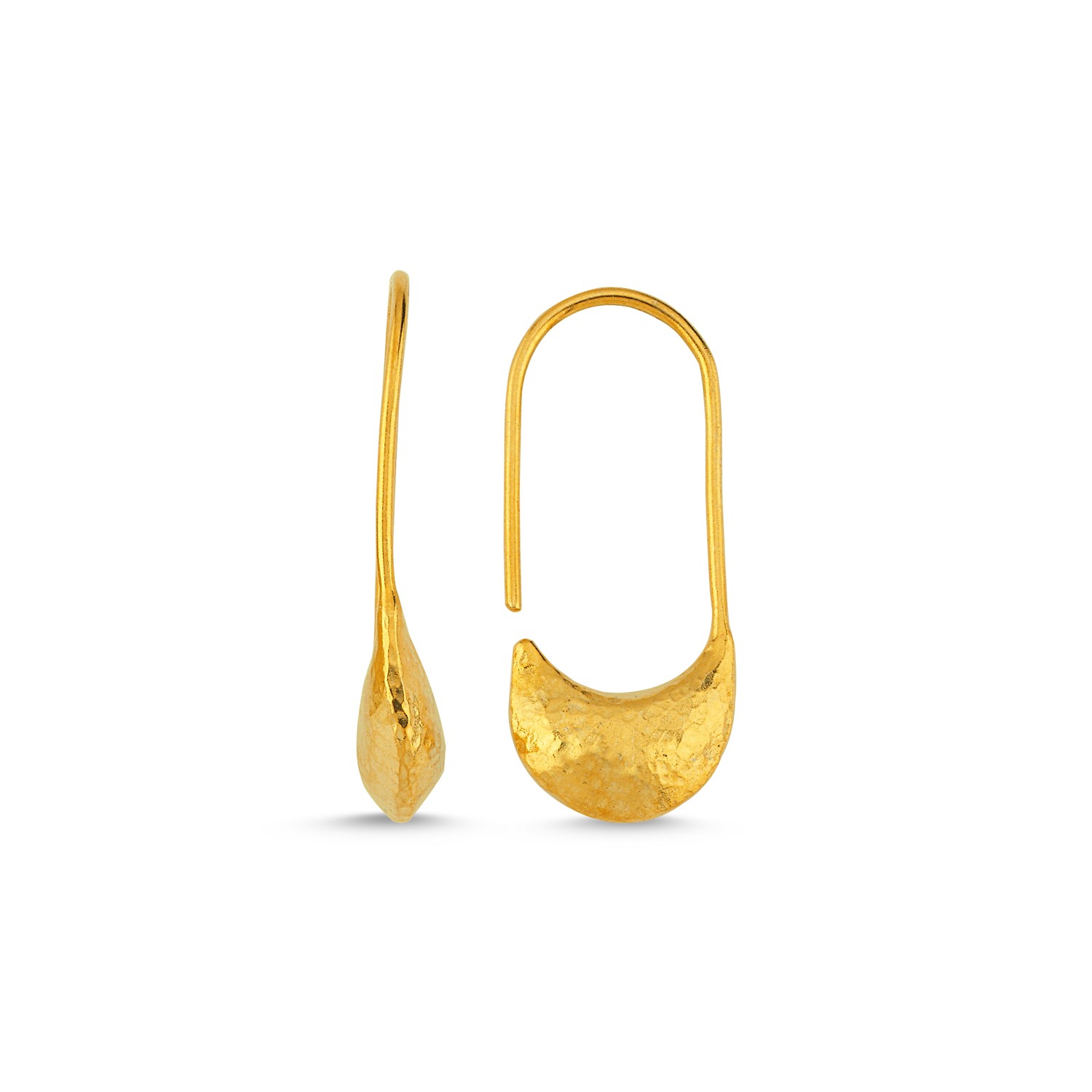 Crecent Hoop Earring