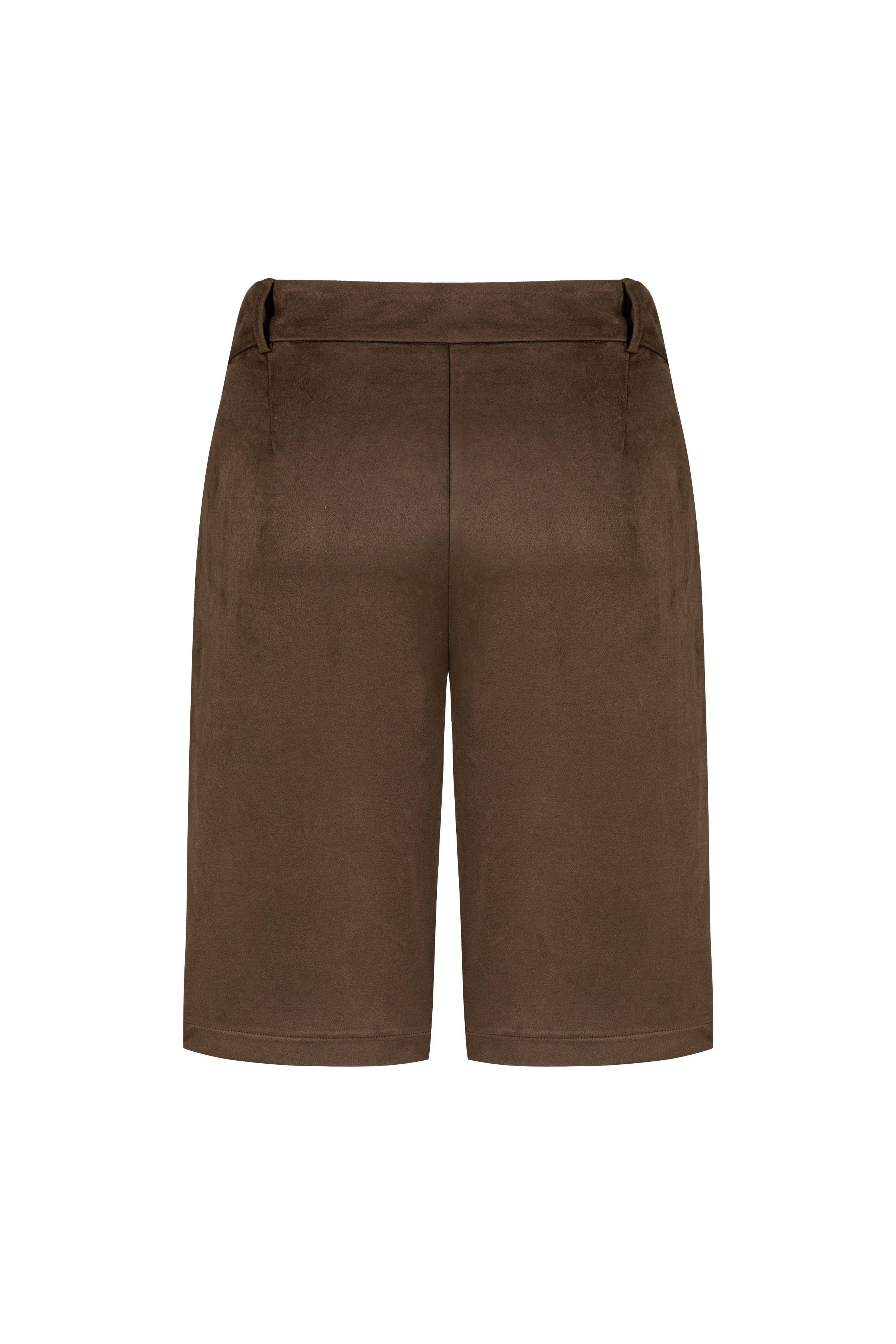 Lauren Suede Shorts Brown