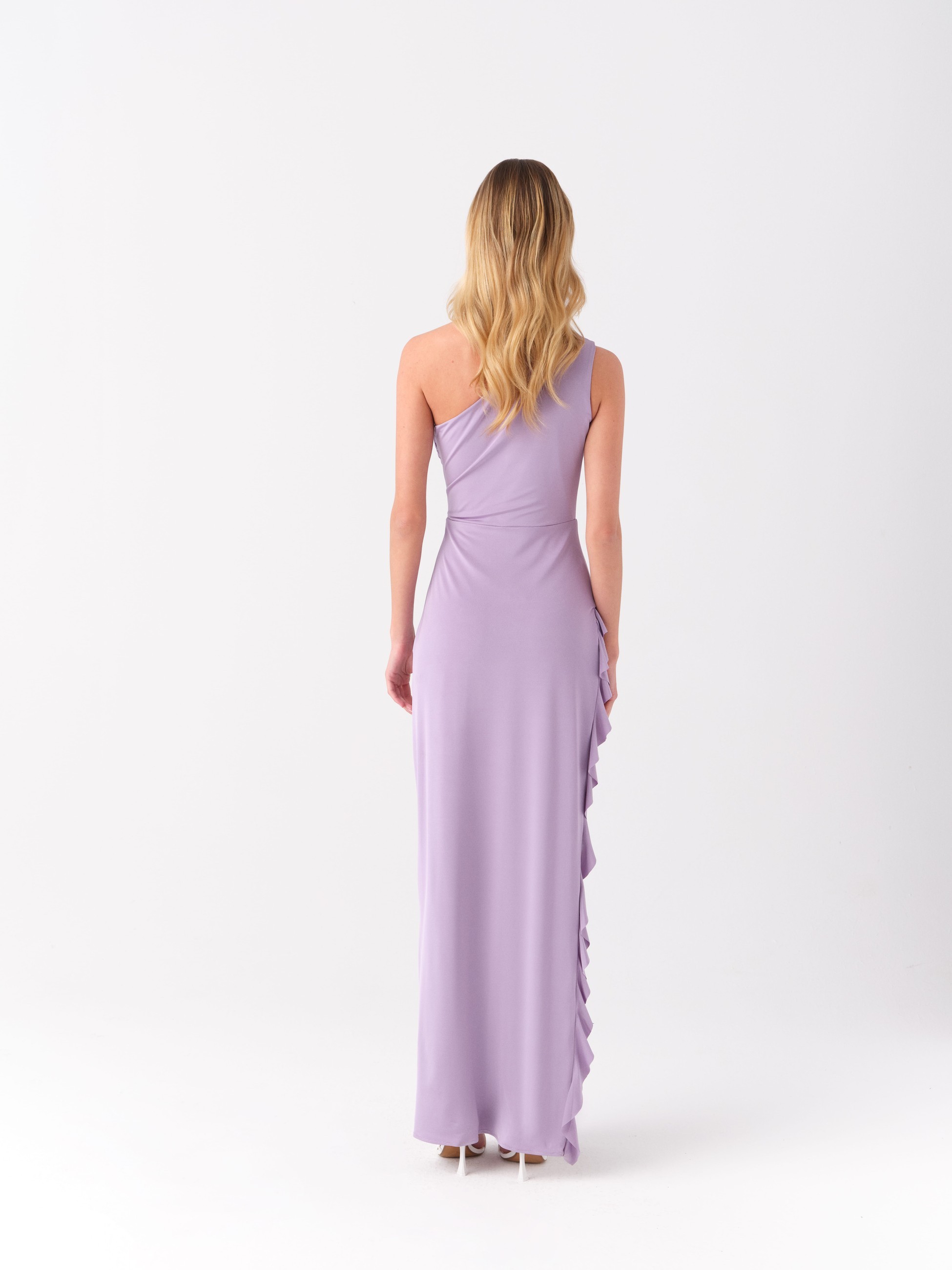 Amaya Long Dress in Lilac