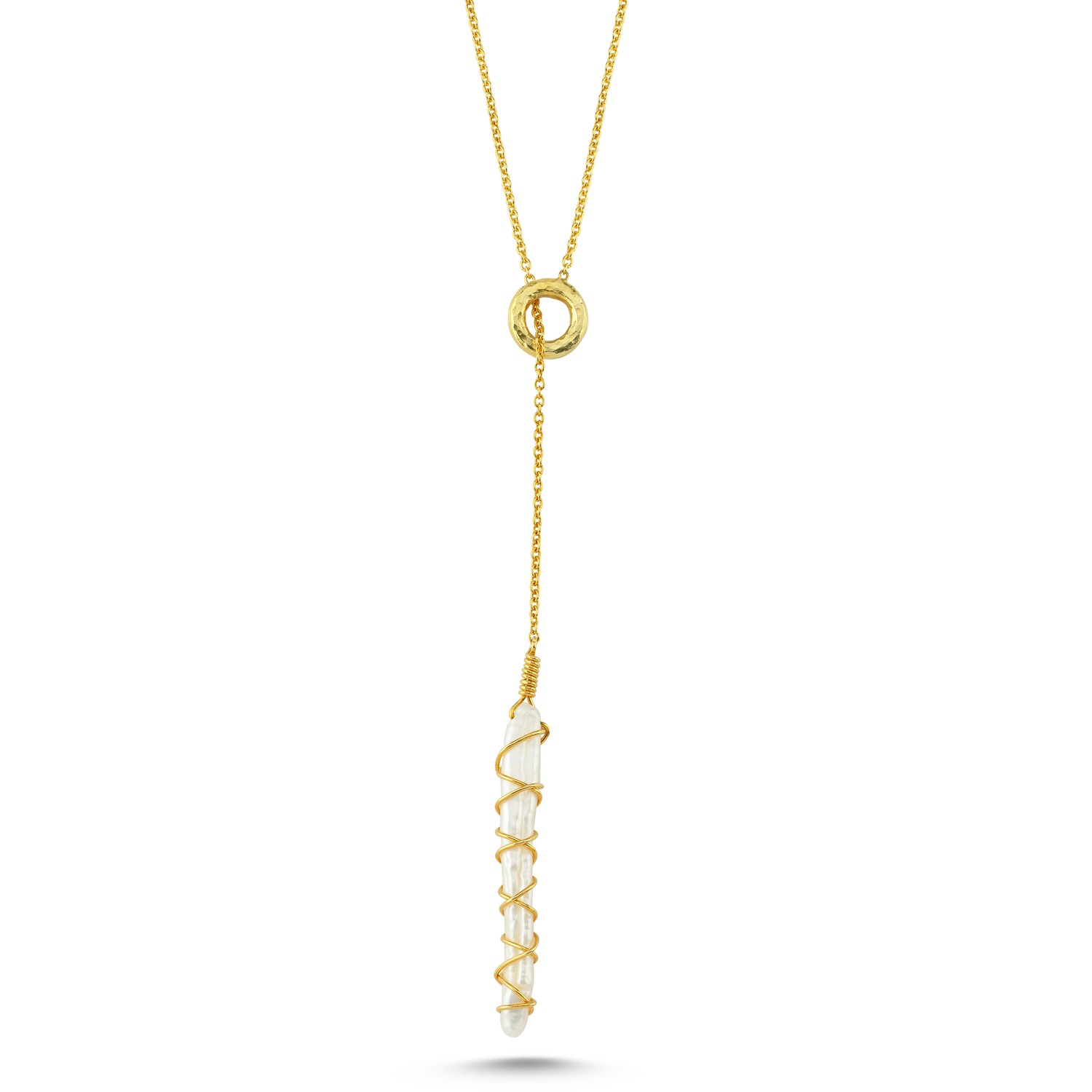 Stick Pearl River Necklace