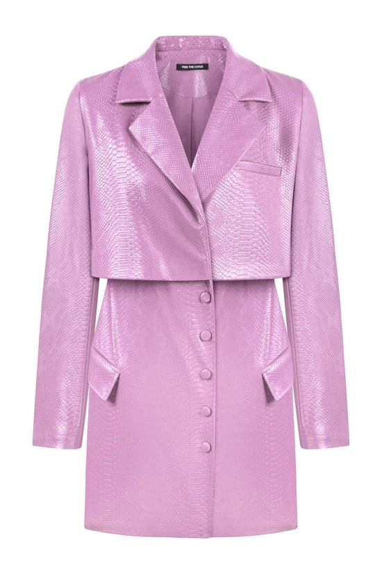 KATY LILAC BLAZER DRESS