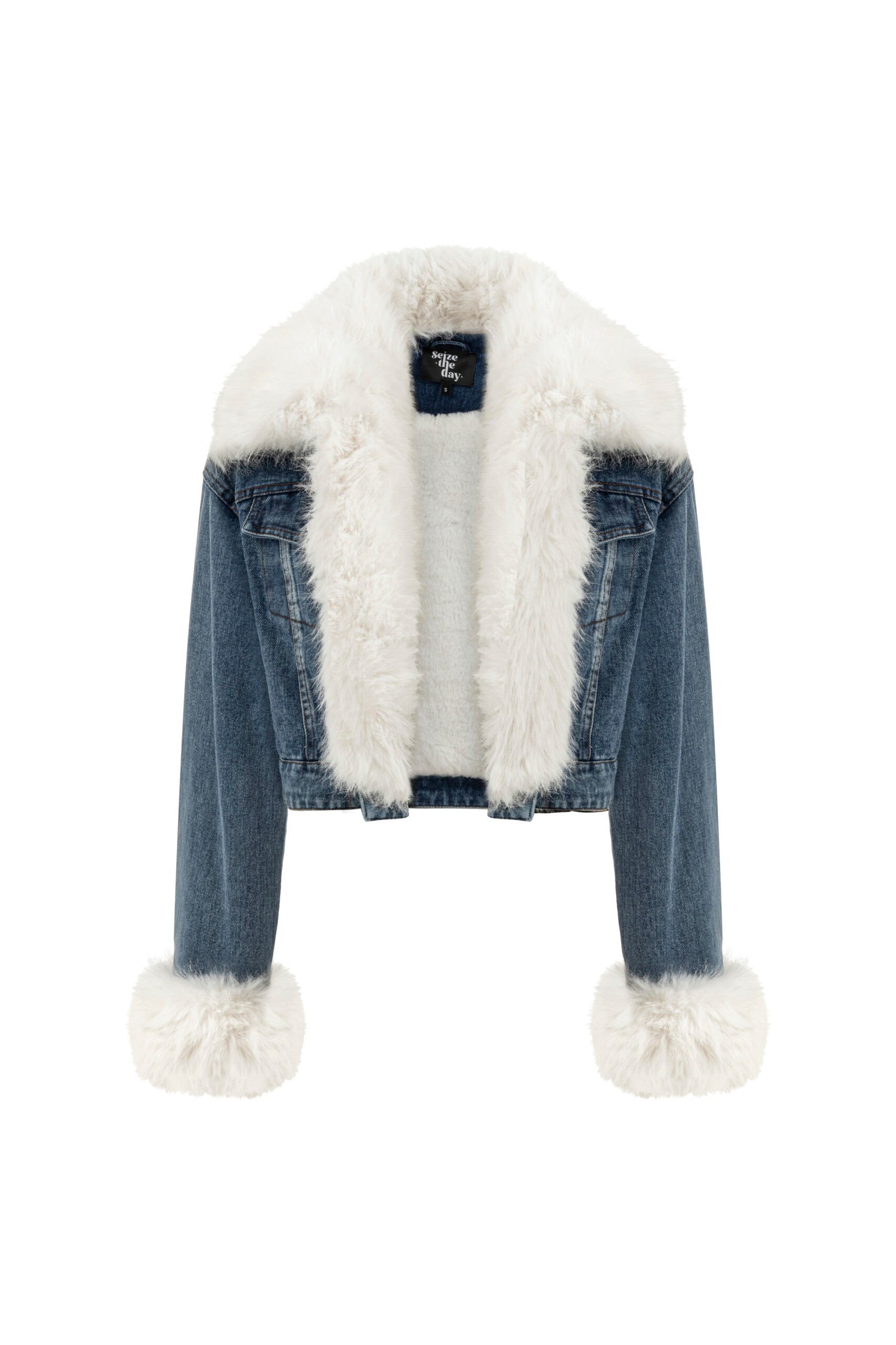 Denim Fur Jacket